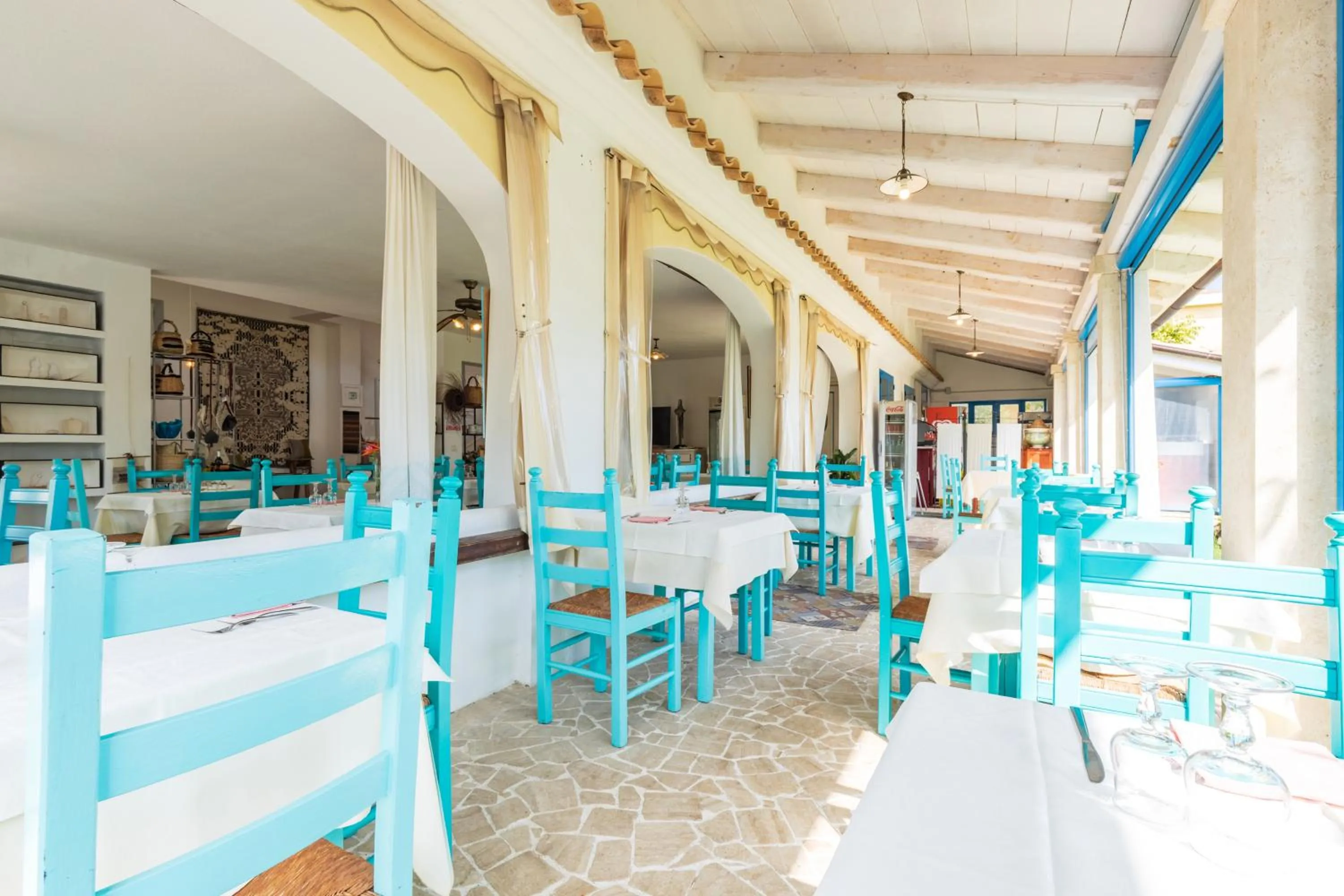 Restaurant/places to eat in Hotel S'Ortale Possibilità di Parcheggio interno e Ristorante all'aperto