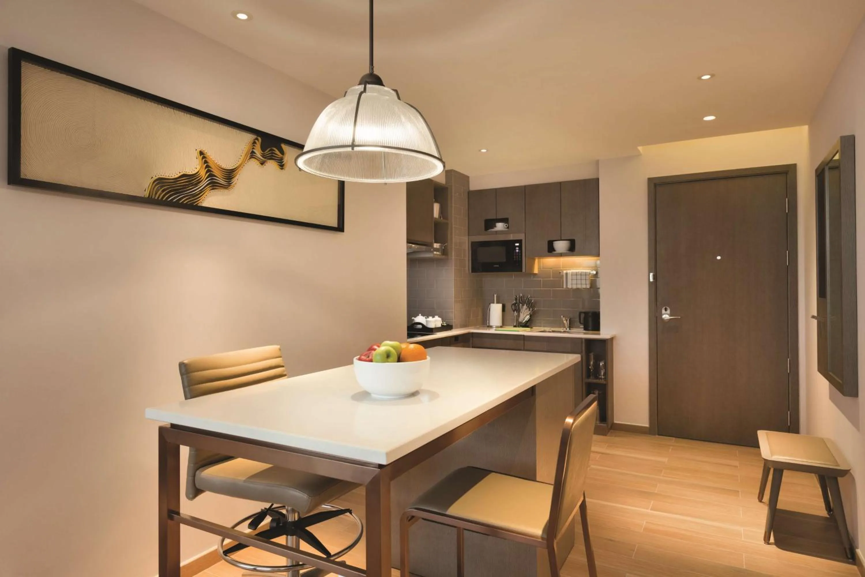 Photo of the whole room in Hyatt House Yinchuan Yuecaicheng