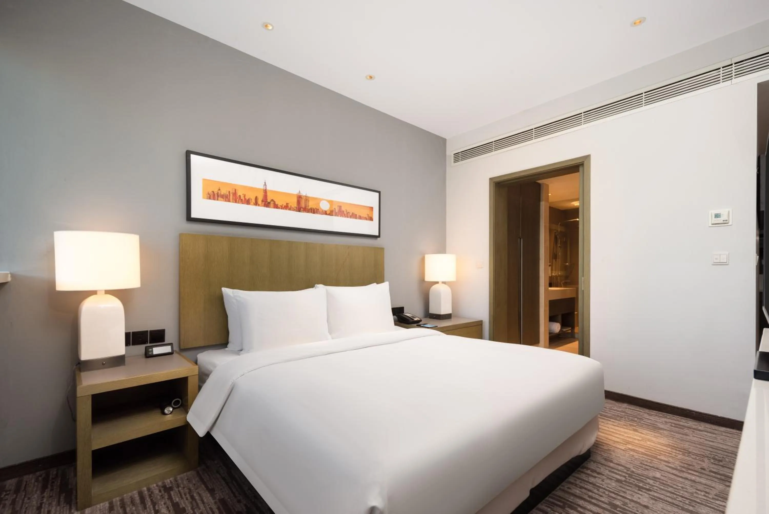 Bedroom, Bed in Hyatt House Yinchuan Yuecaicheng