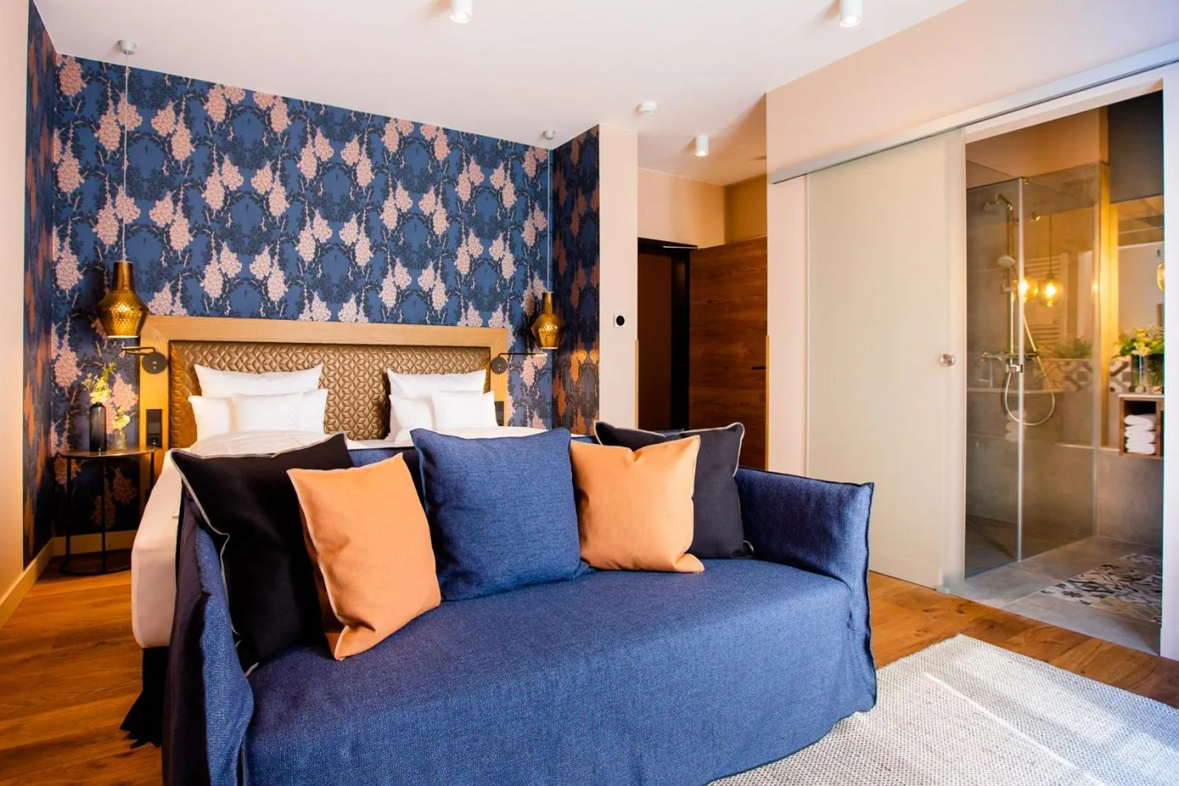 Decorative detail, Bed in Seehotel Niedernberg - Das Dorf am See