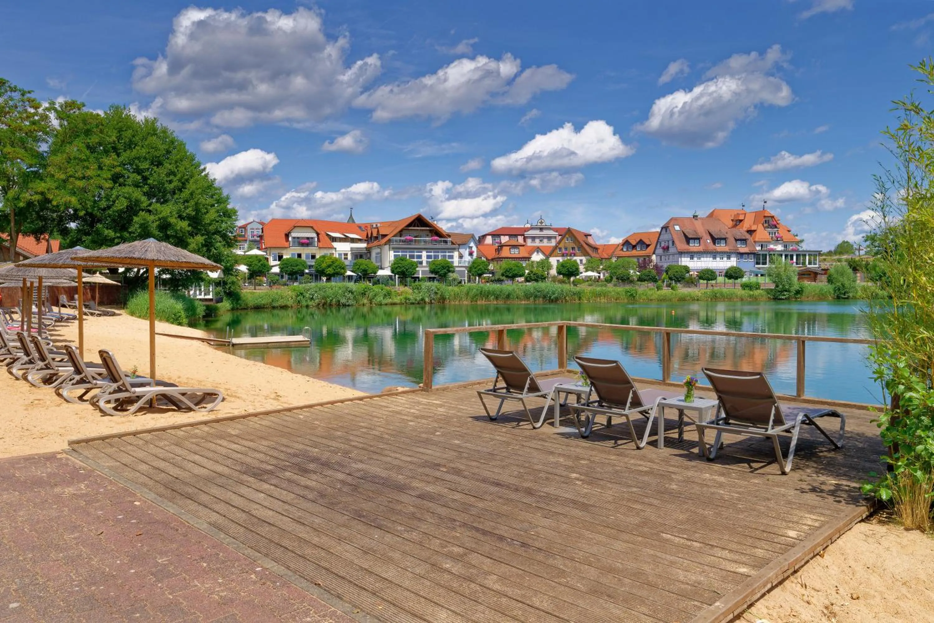 Beach in Seehotel Niedernberg - Das Dorf am See