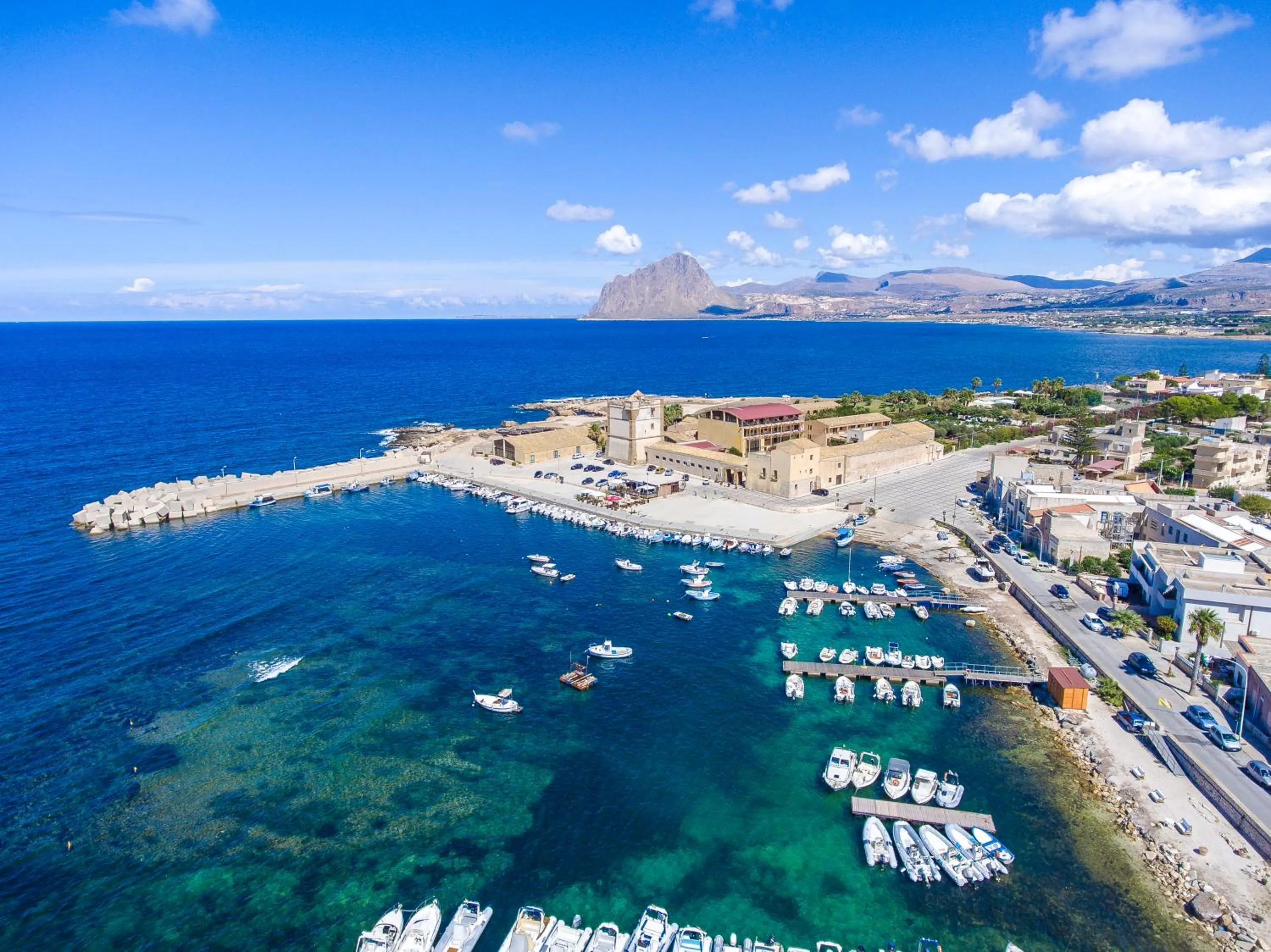 Bird's eye view in Phi Hotel La Tonnara di Bonagia