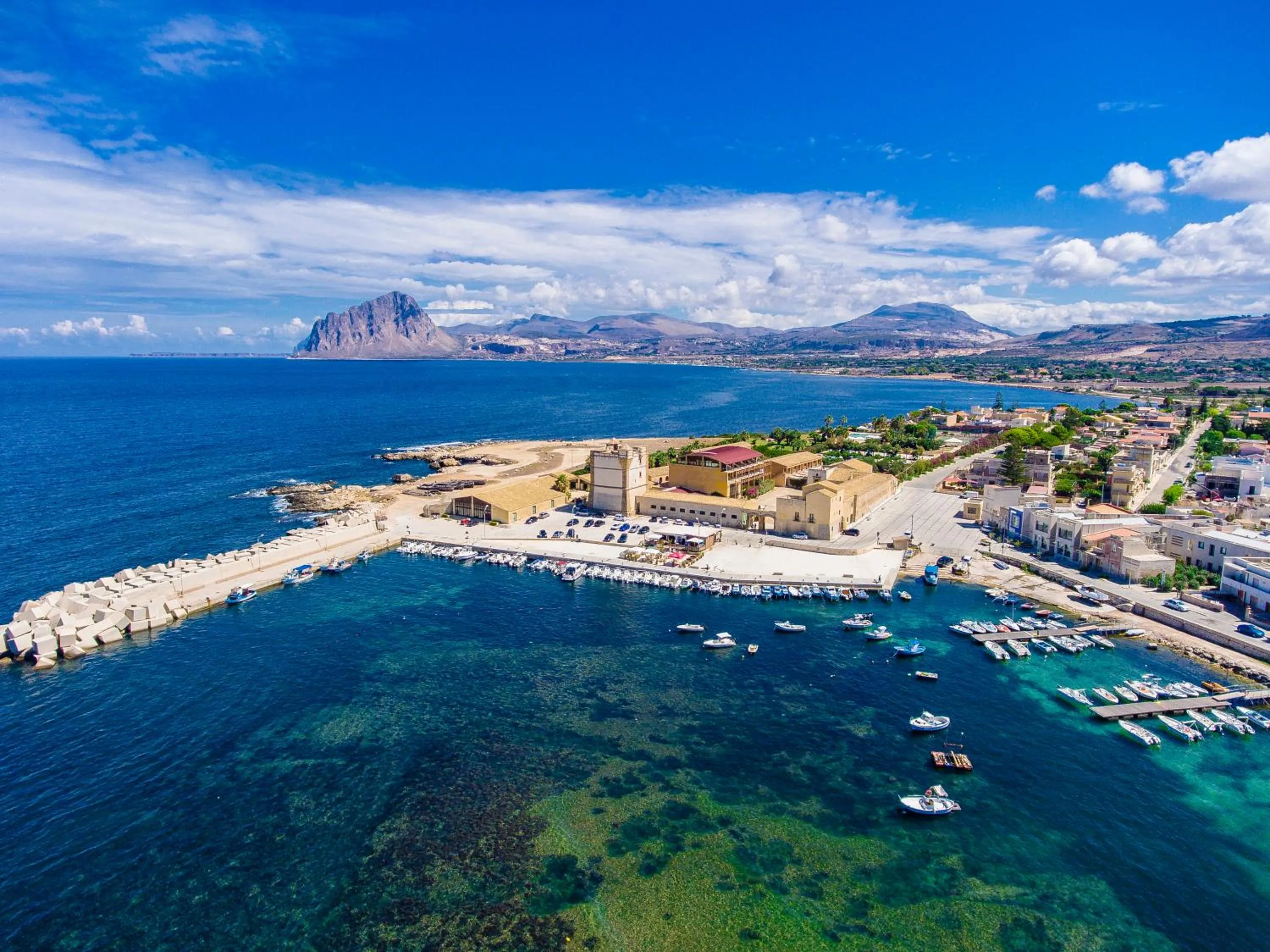 Bird's eye view in Phi Hotel La Tonnara di Bonagia