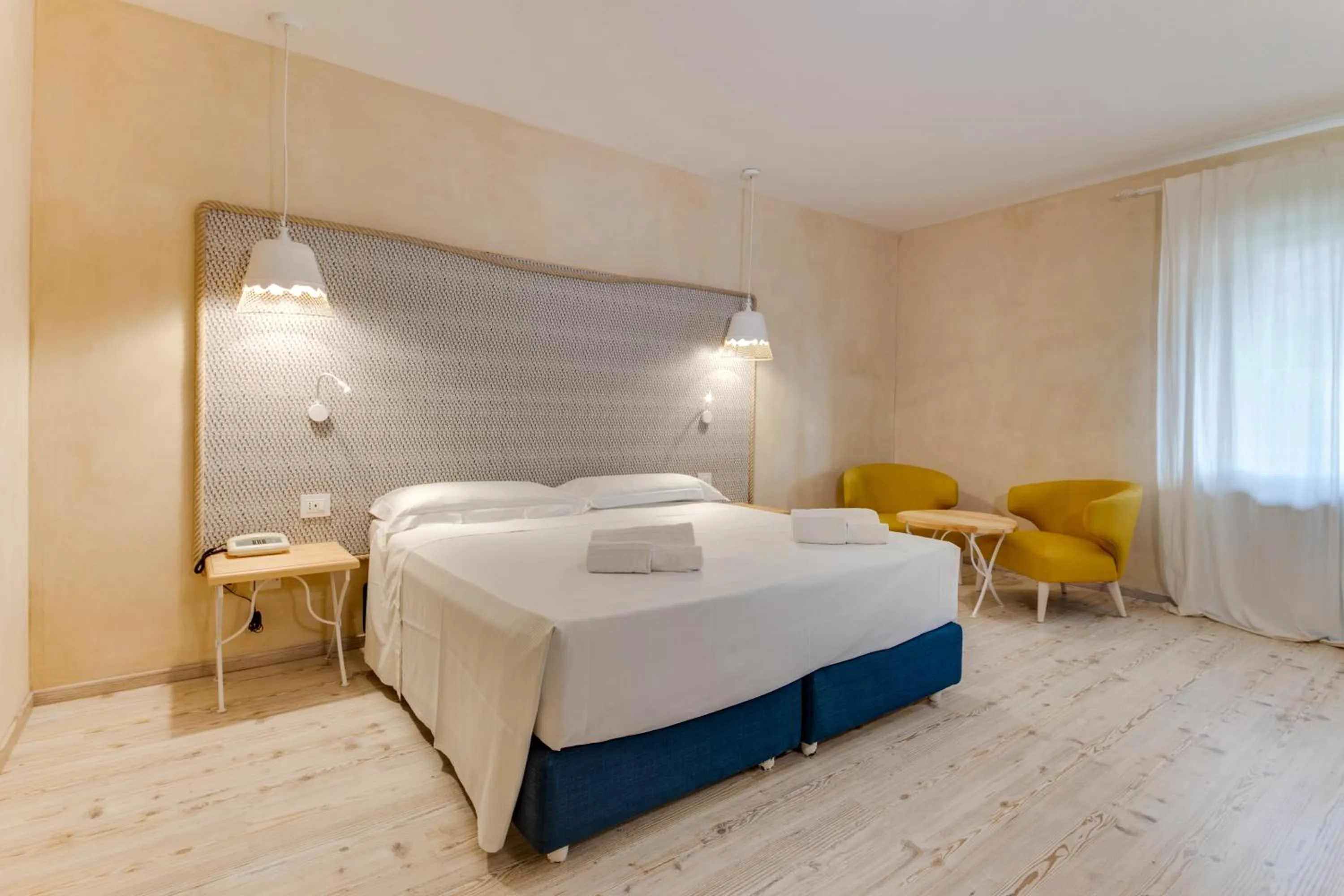 Bed in Phi Hotel La Tonnara di Bonagia