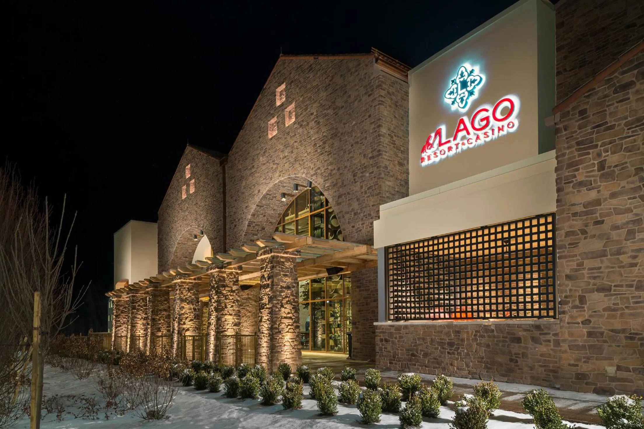 Facade/entrance in Del Lago Resort & Casino