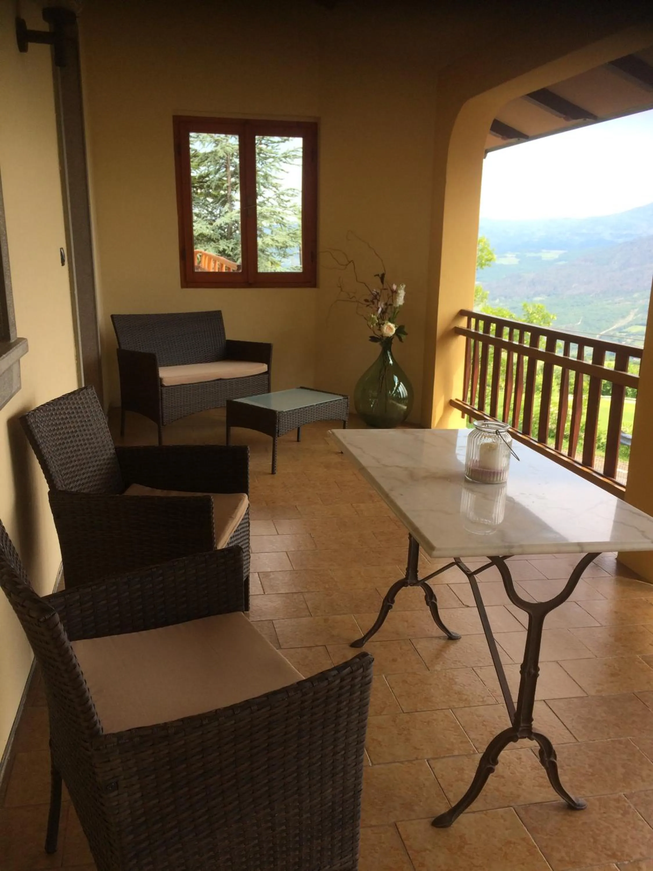Balcony/Terrace in Albergo Filietto