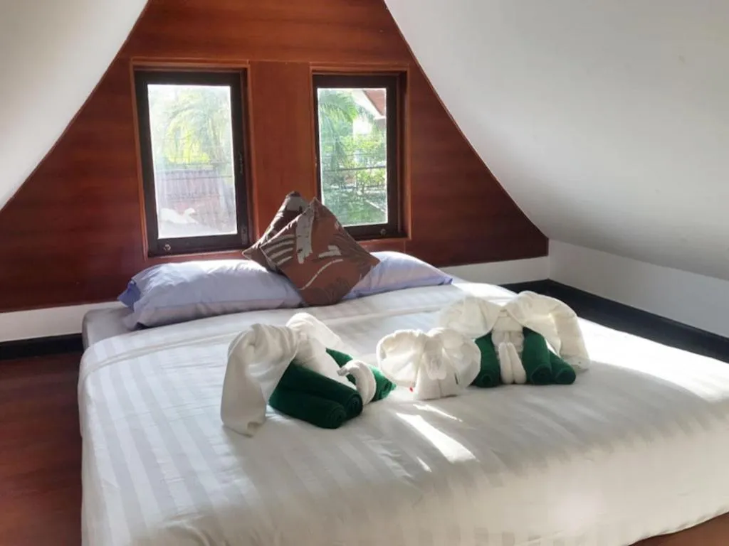 Bedroom, Bed in Villa Chaya