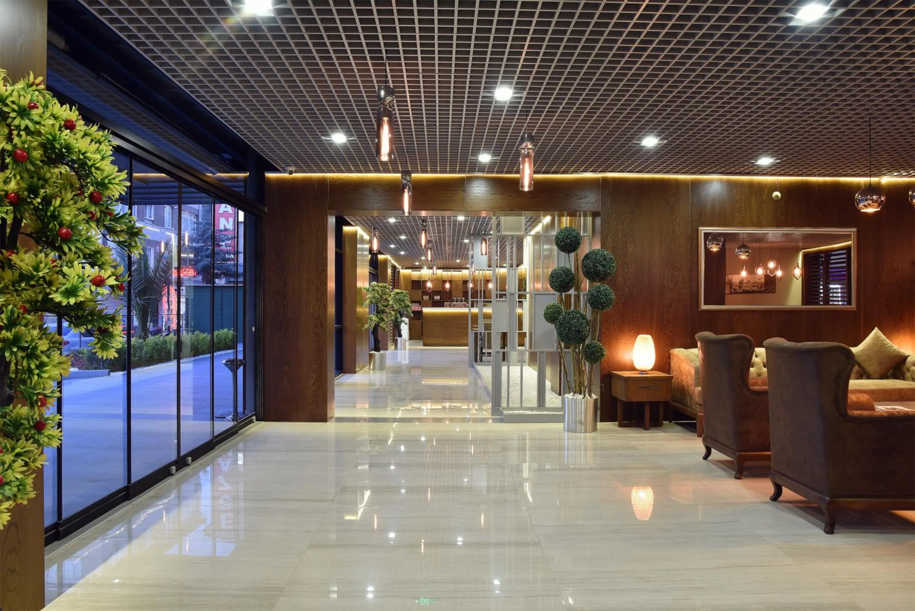 Lobby or reception in The Elegant Hotel