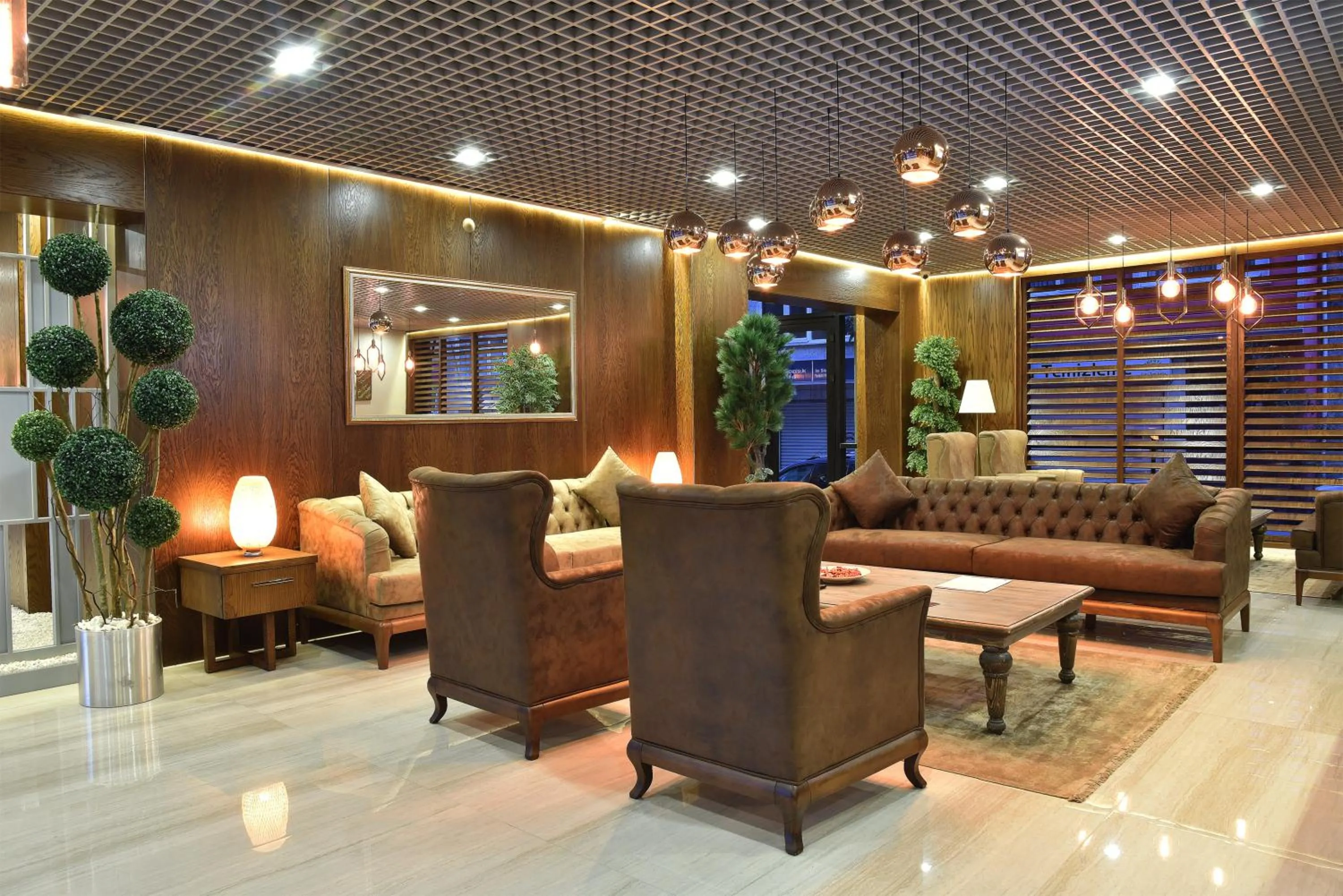 Lobby or reception in The Elegant Hotel