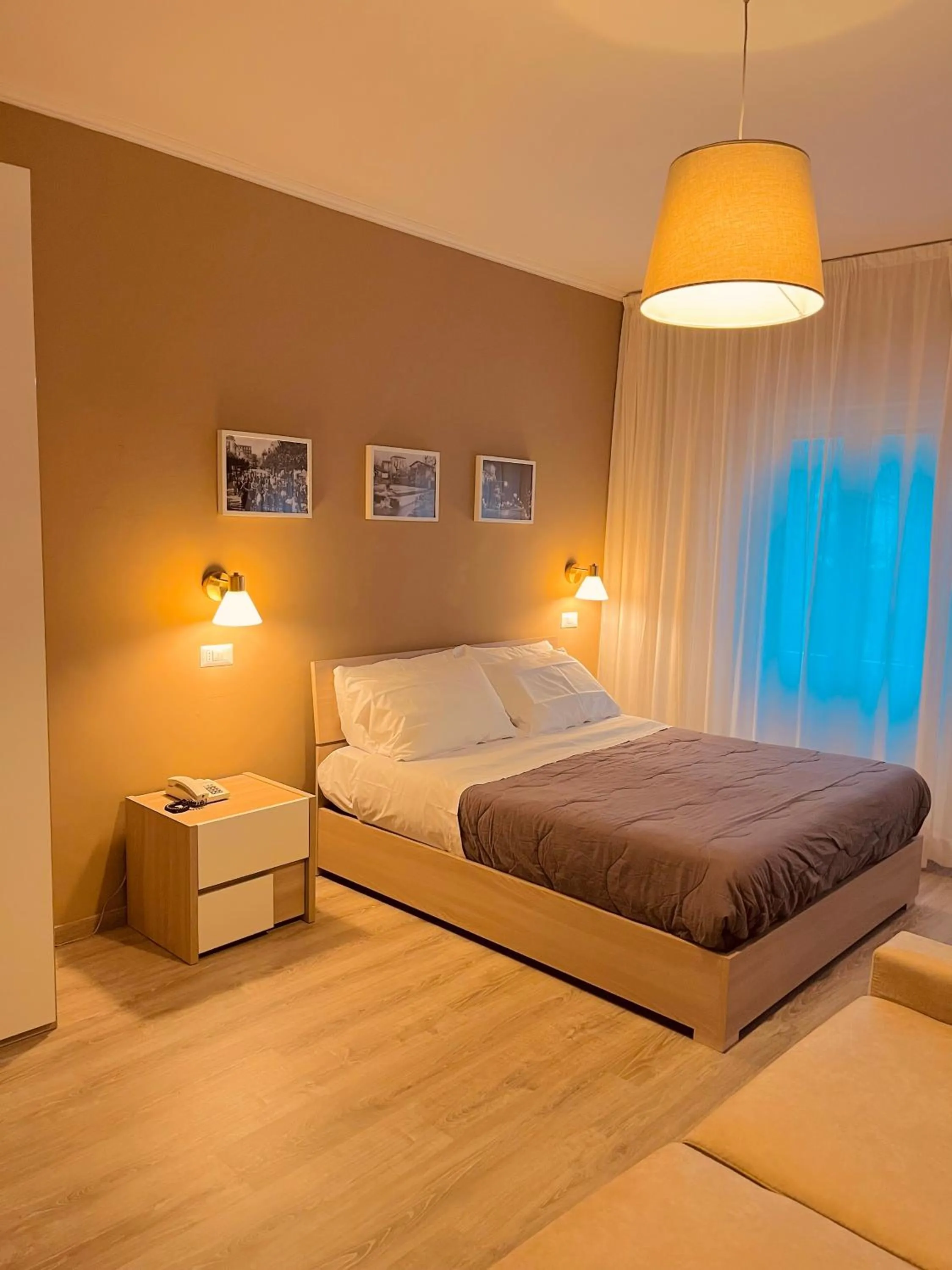 Bed in Hotel Belsito Wellness & Spa