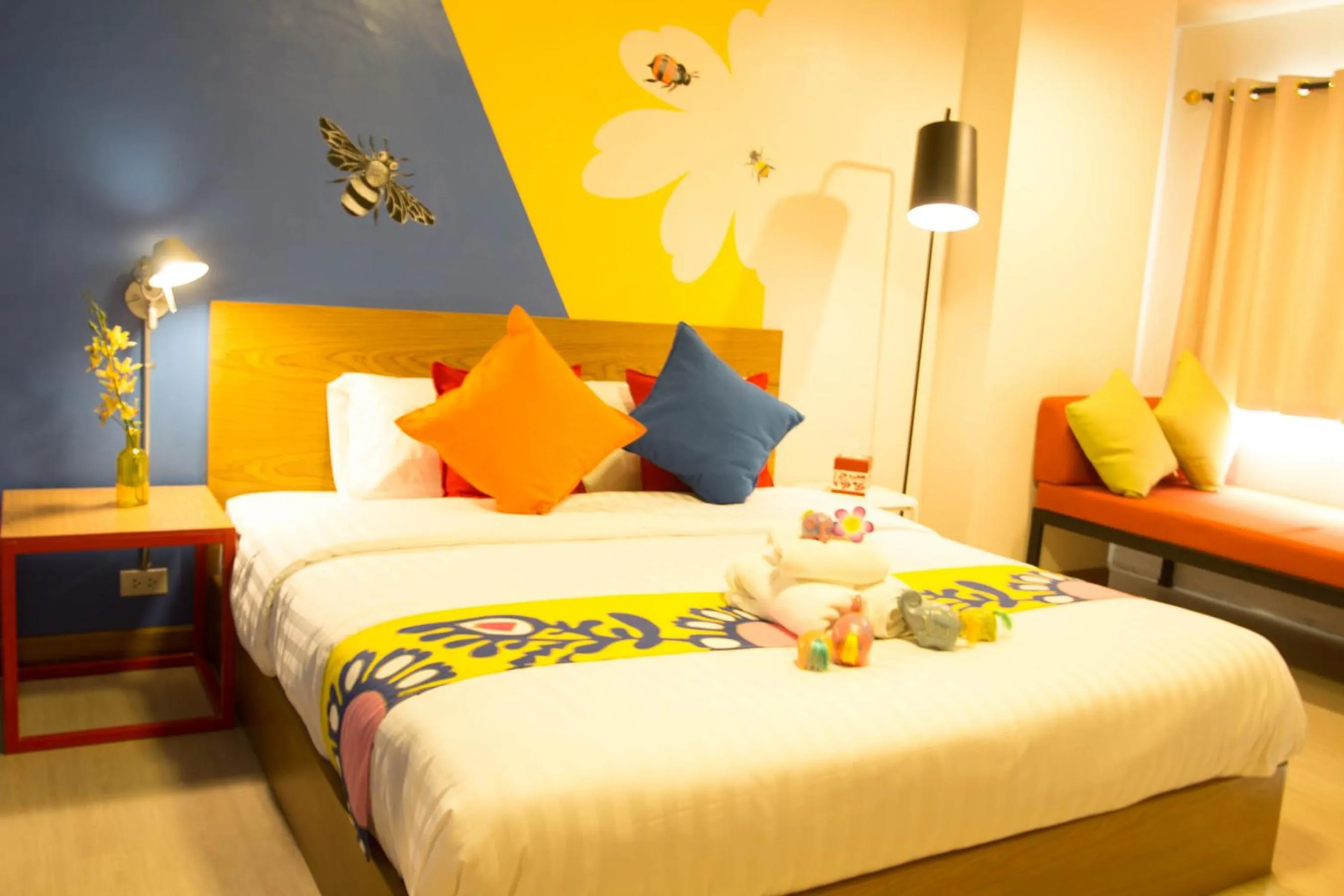 Bed in Non Nid Non Noi Design Residence