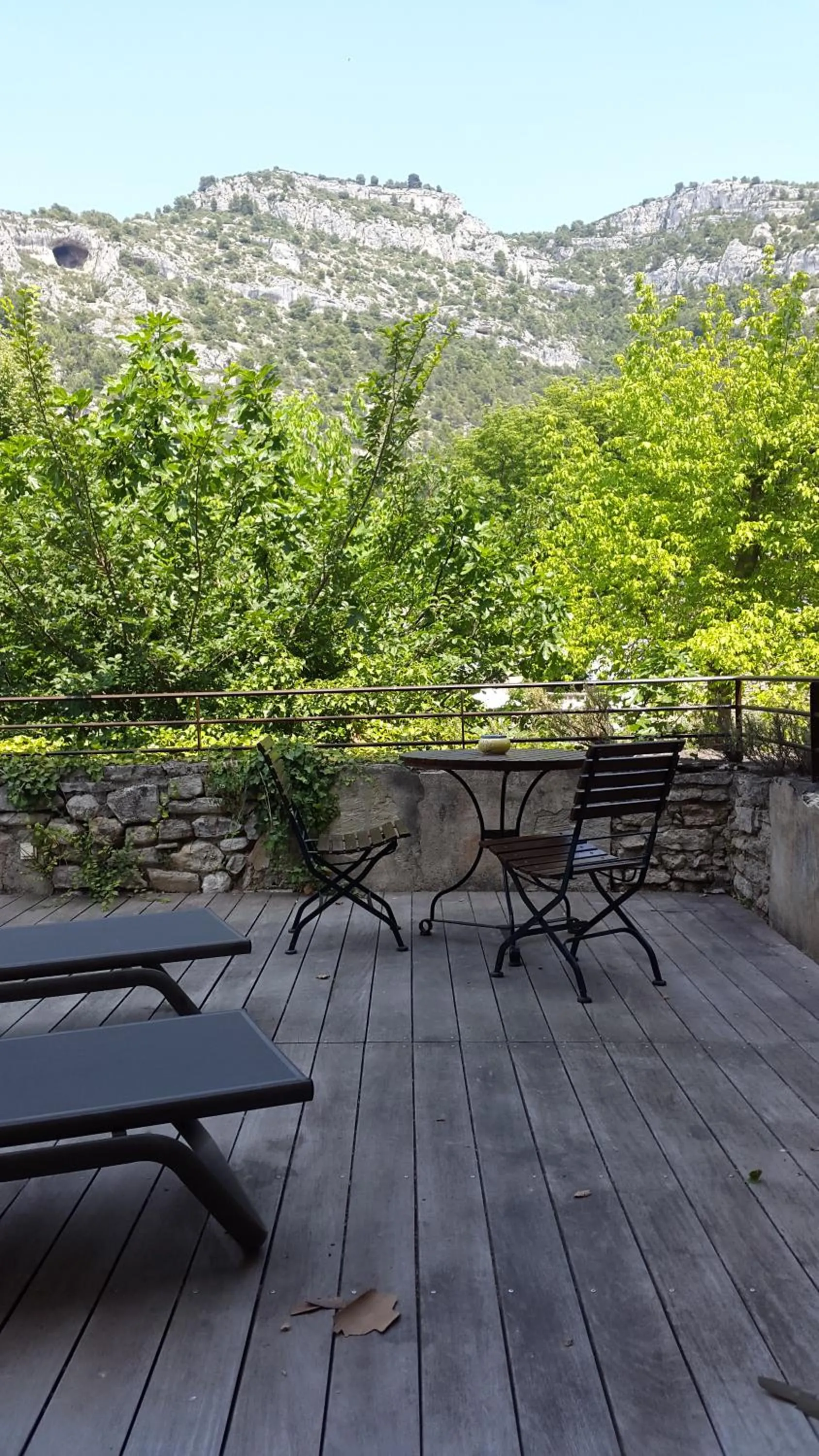 Garden view in Hotel du Poète