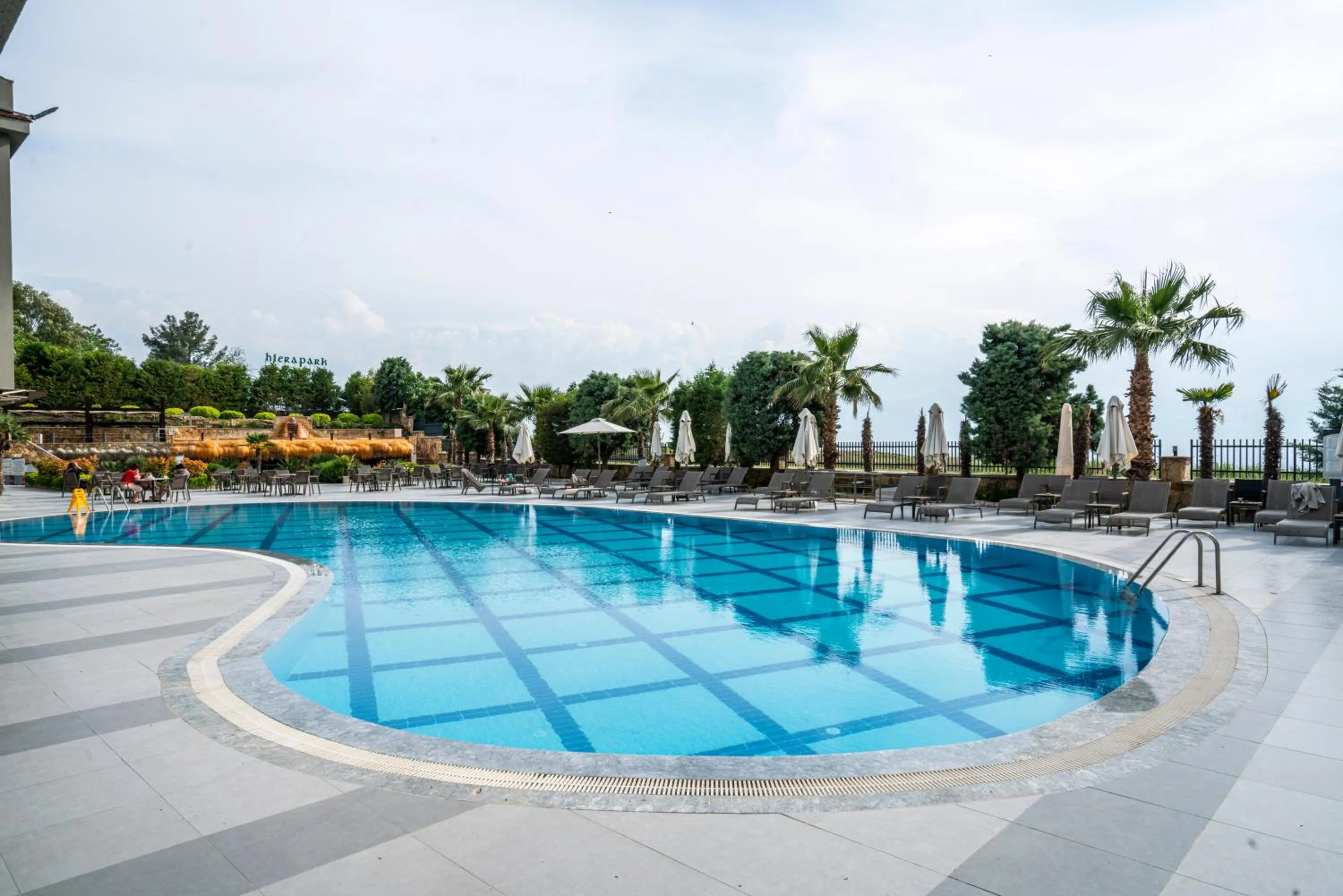 Swimming pool in Hierapark Thermal & SPA Hotel