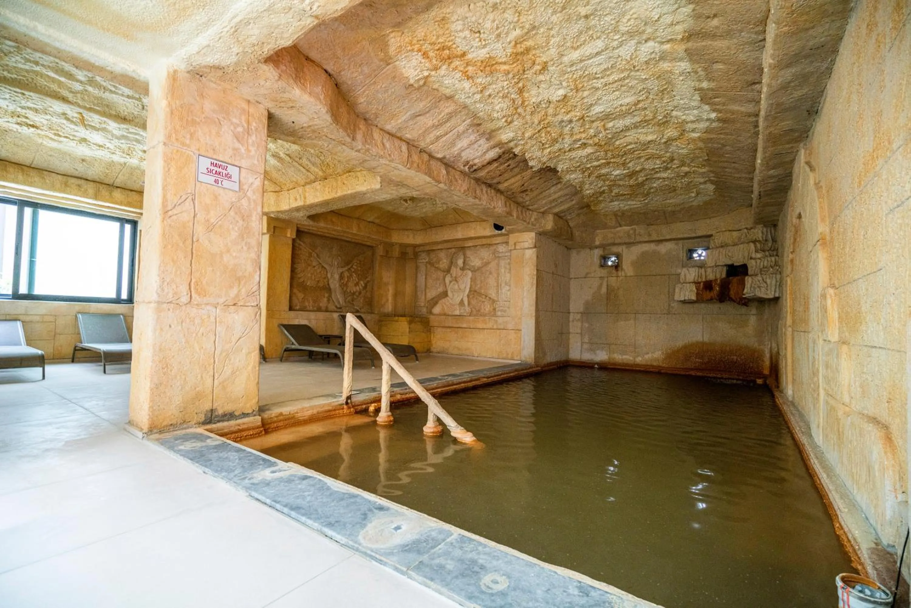 Swimming pool in Hierapark Thermal & SPA Hotel