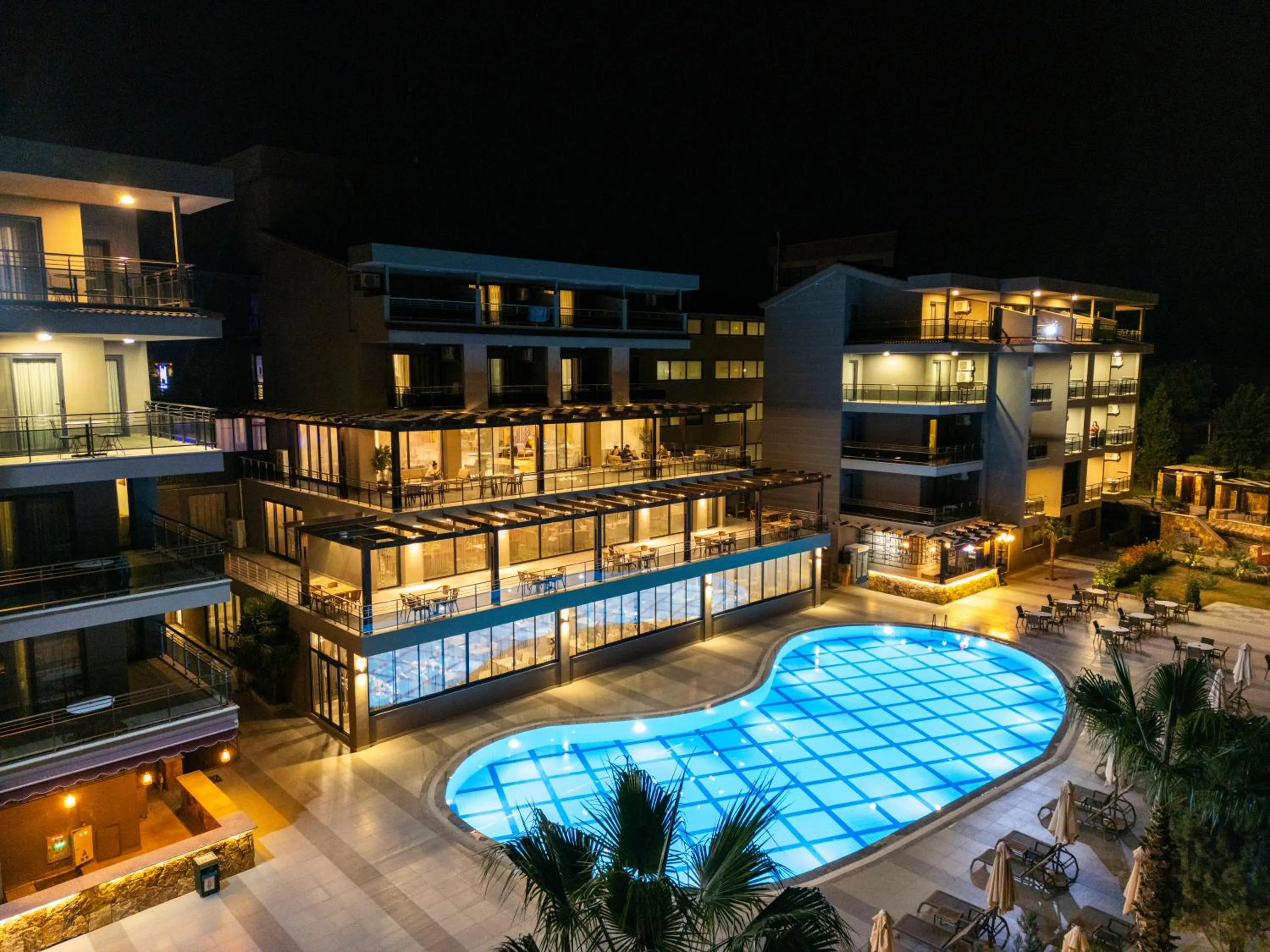 Swimming pool in Hierapark Thermal & SPA Hotel