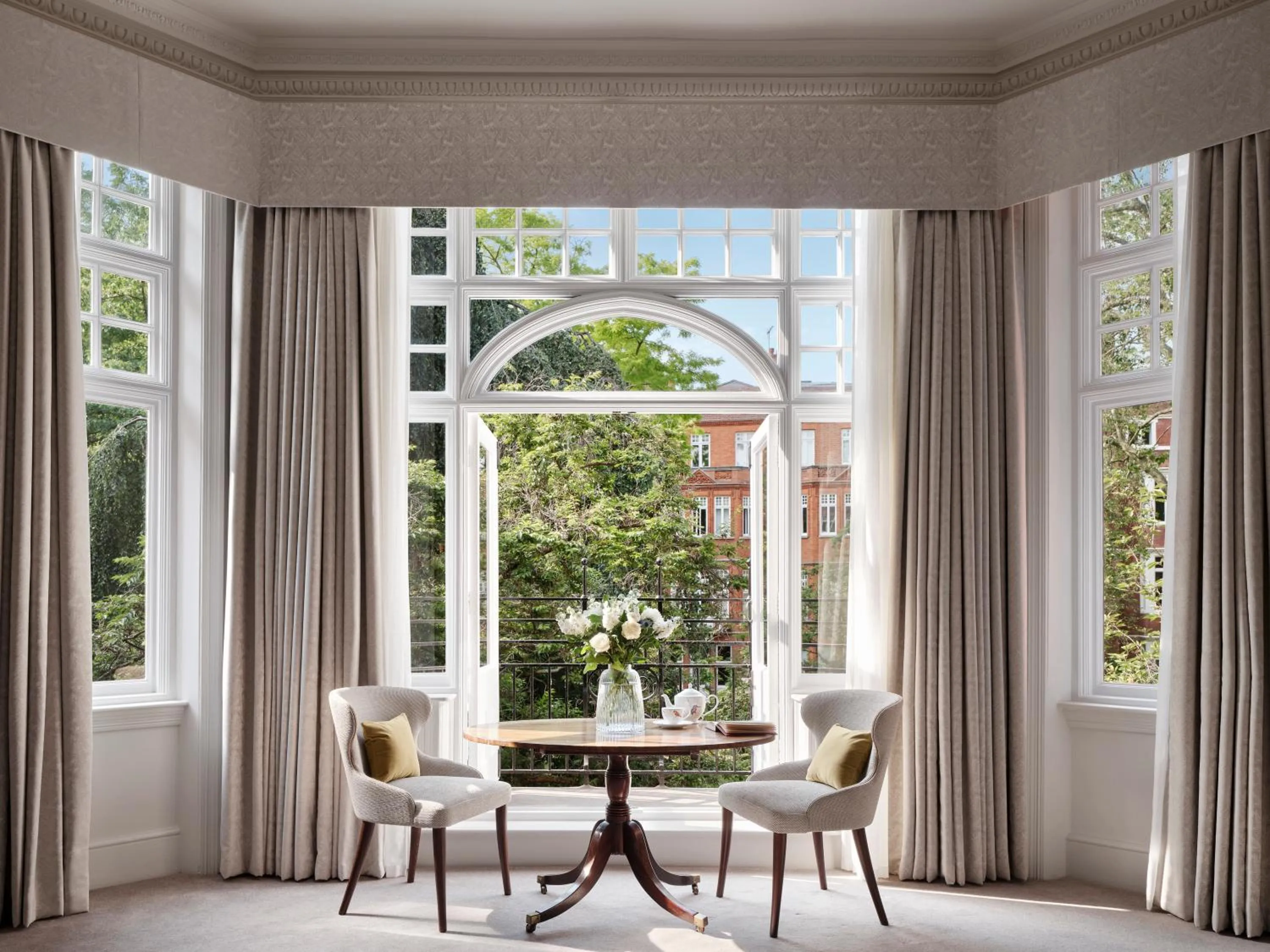 Garden view in The Chelsea Townhouse by Iconic Luxury Hotels
