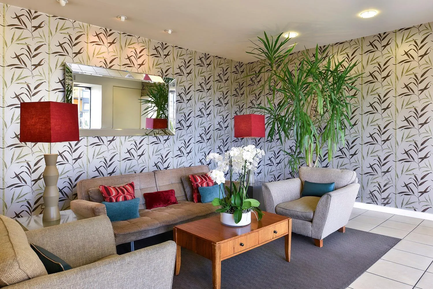 Lobby or reception in Fraser Place Canary Wharf