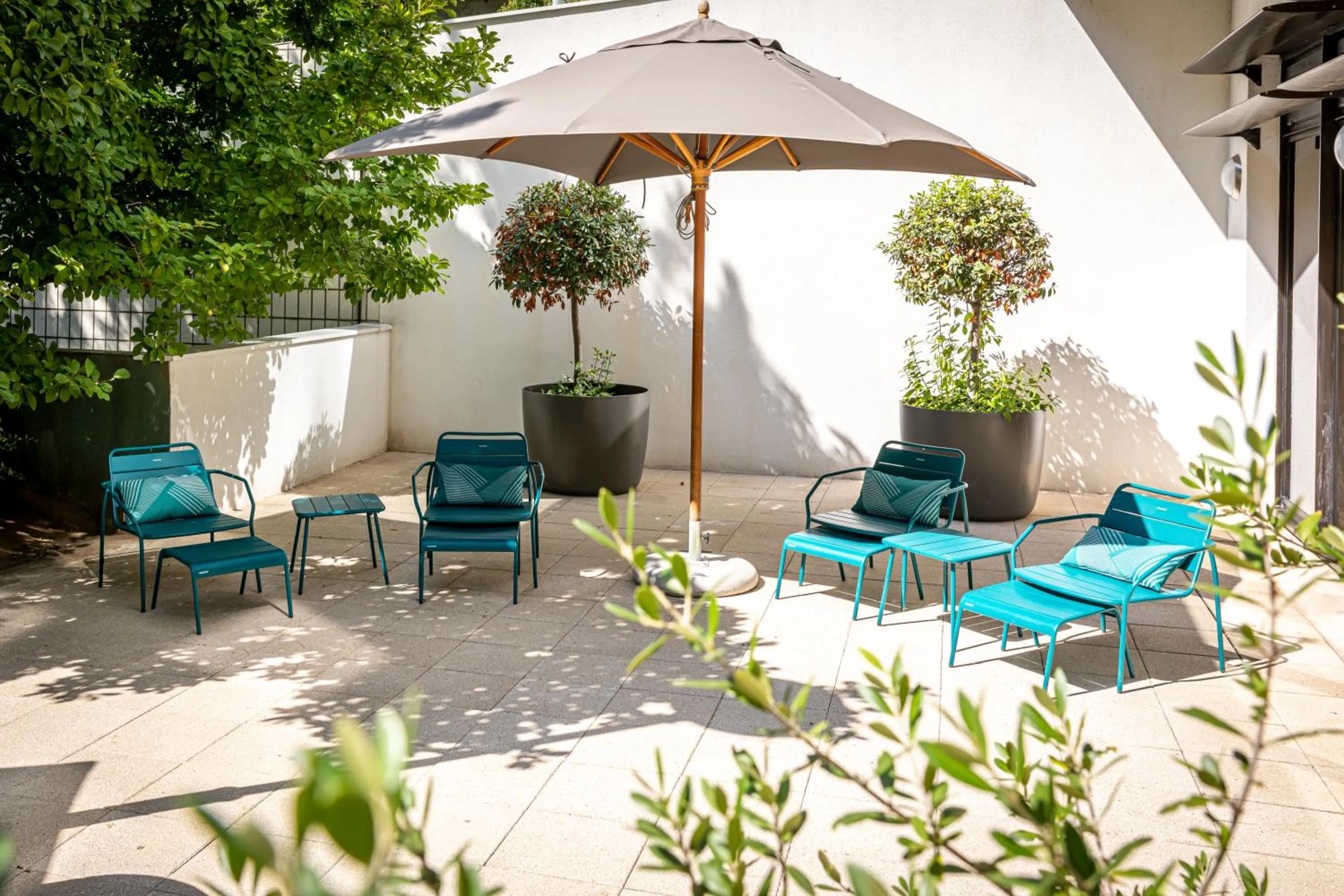 Patio in Fraser Suites Paris La Défense