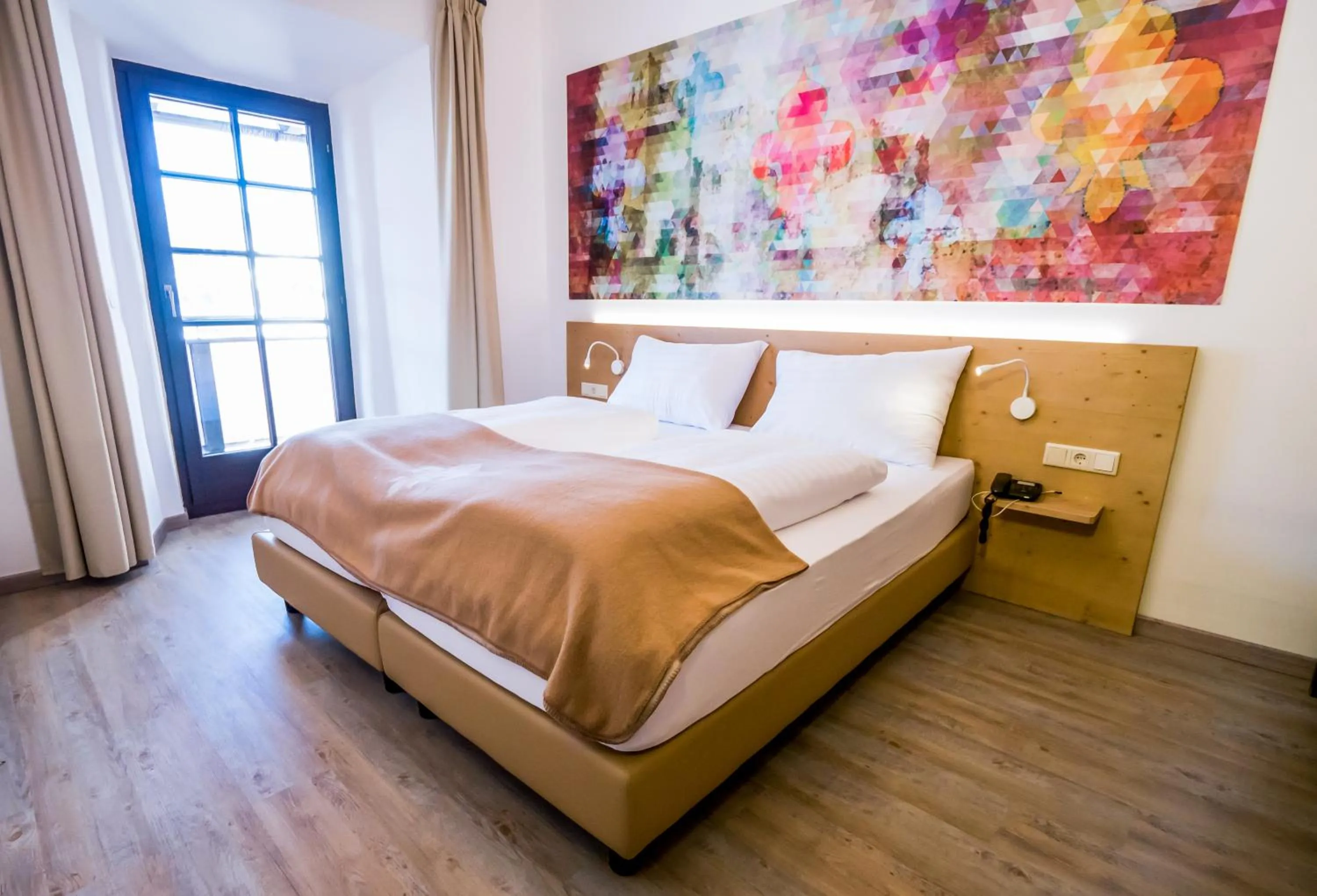 Bed in Family Hotel Schloss Rosenegg