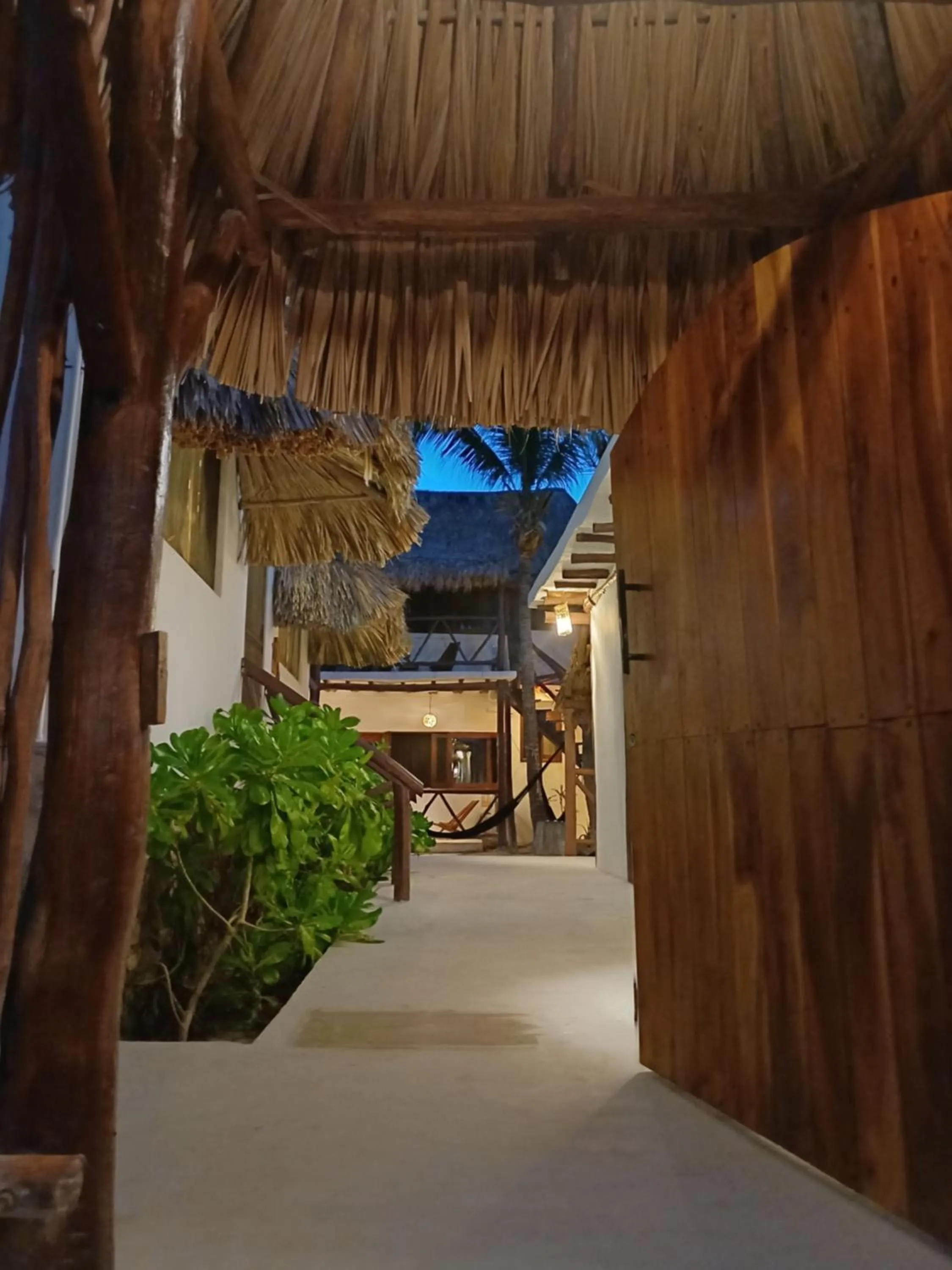 Facade/entrance in Casa Sofia Holbox