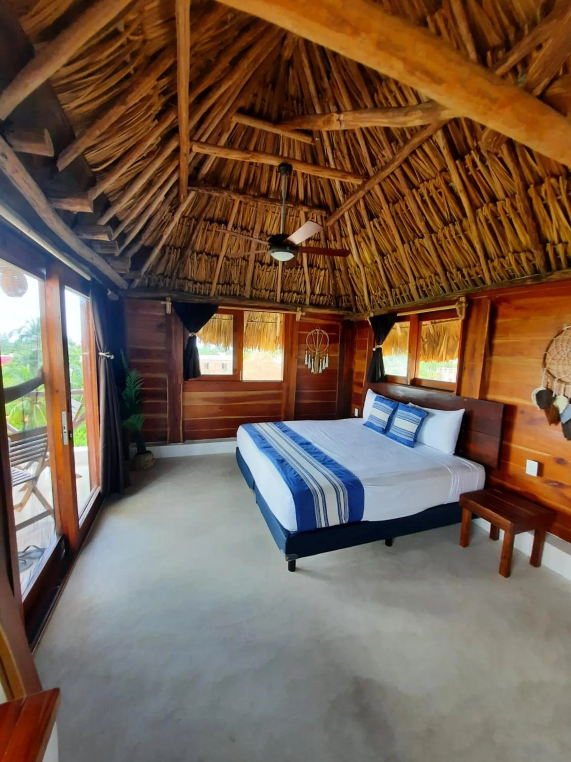 Bed in Casa Sofia Holbox