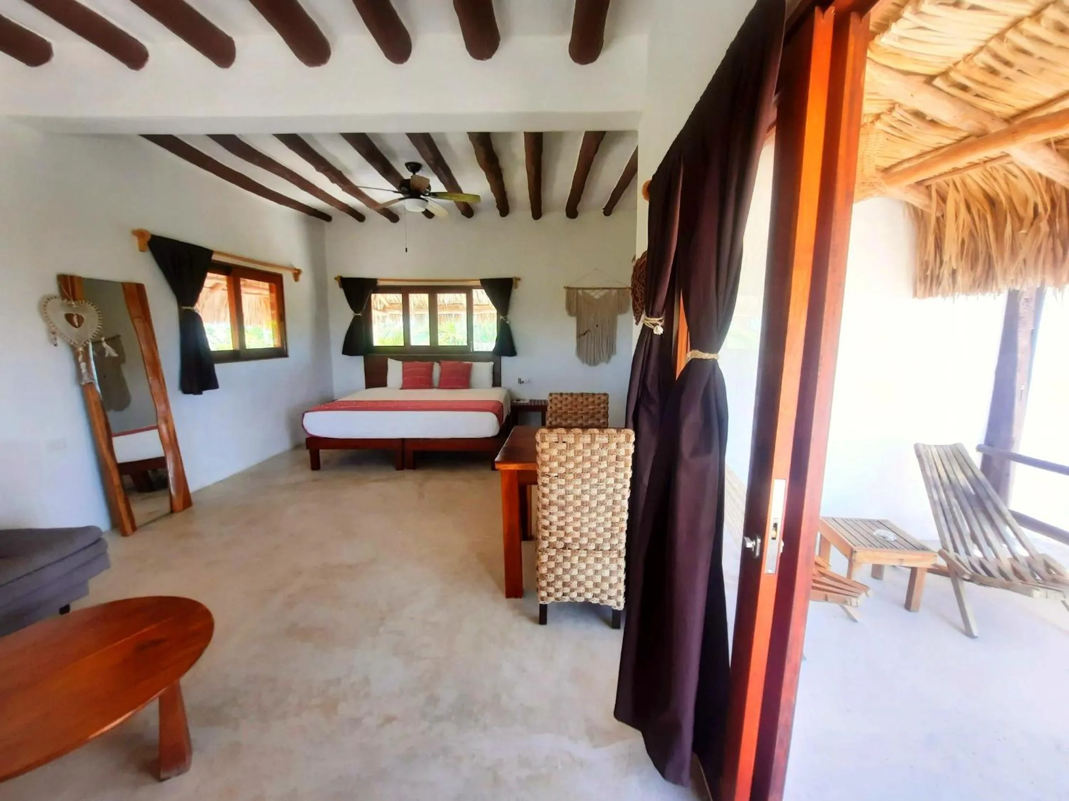 Bed in Casa Sofia Holbox