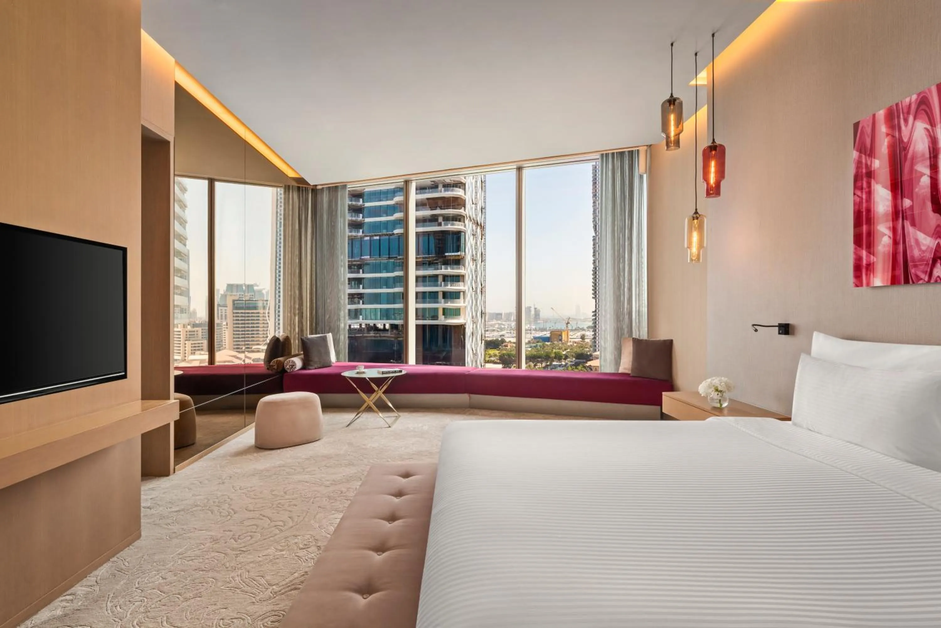 Bed in Rixos Premium Dubai JBR