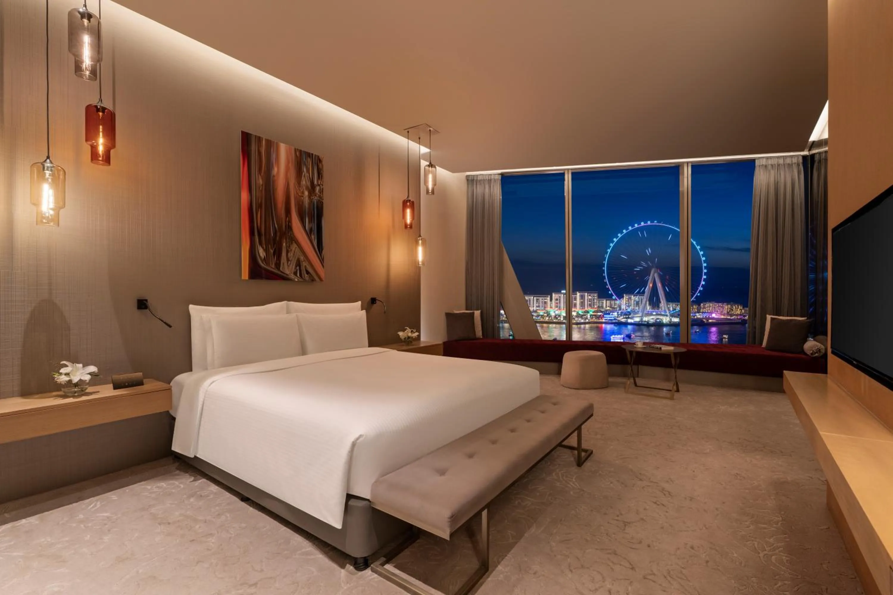 Bed in Rixos Premium Dubai JBR