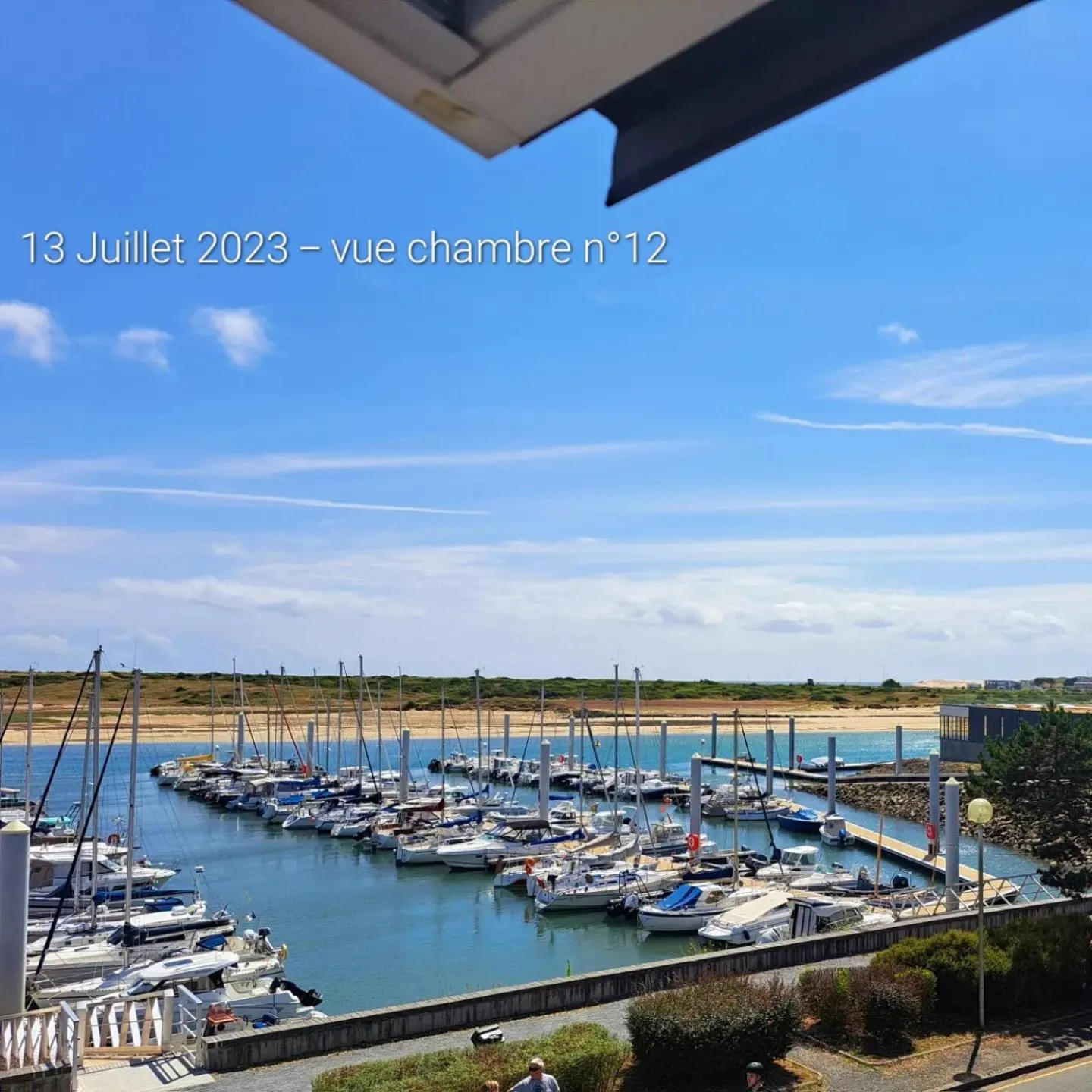 Sea view in Hôtel Traiteur Les Ormes, The Originals Relais