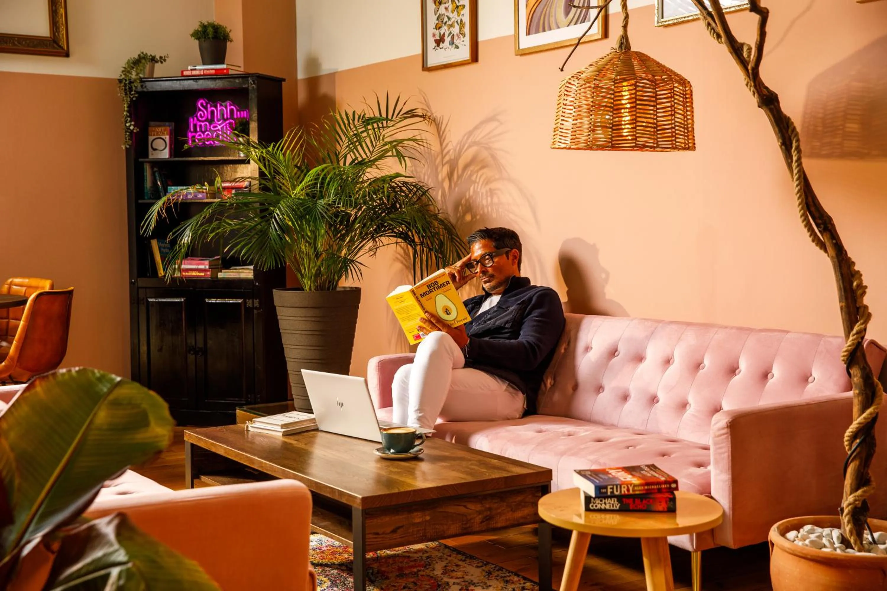 Communal lounge/ TV room in Novotel London Greenwich