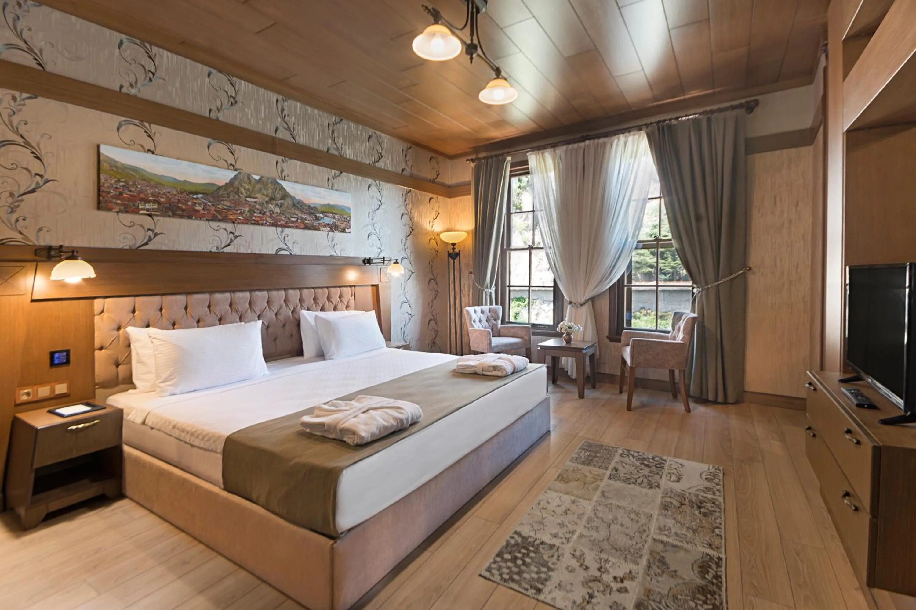 Bed in Sarıkonak Boutique & Spa Hotel Amasya