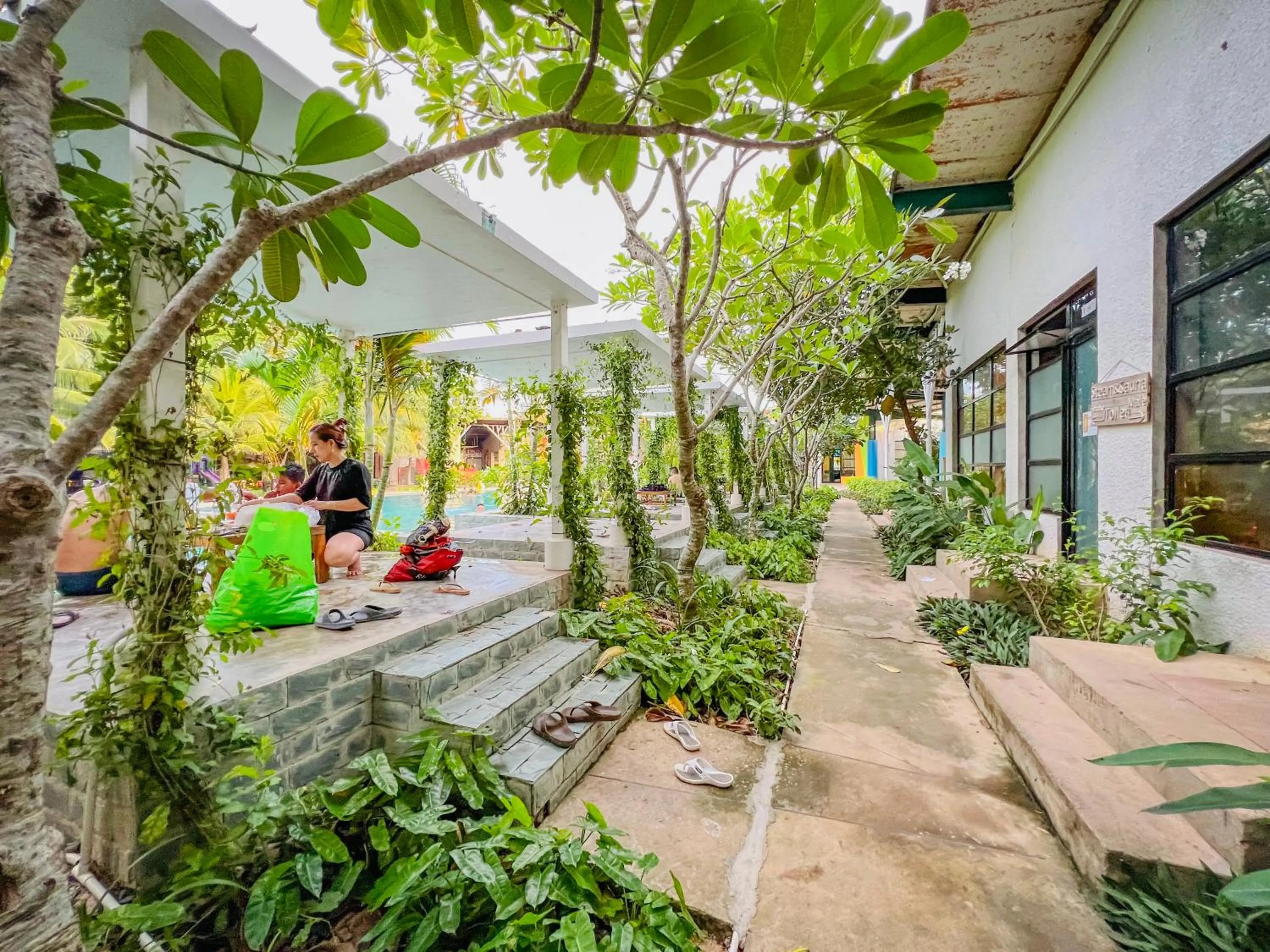 Patio in Shanghai Resort