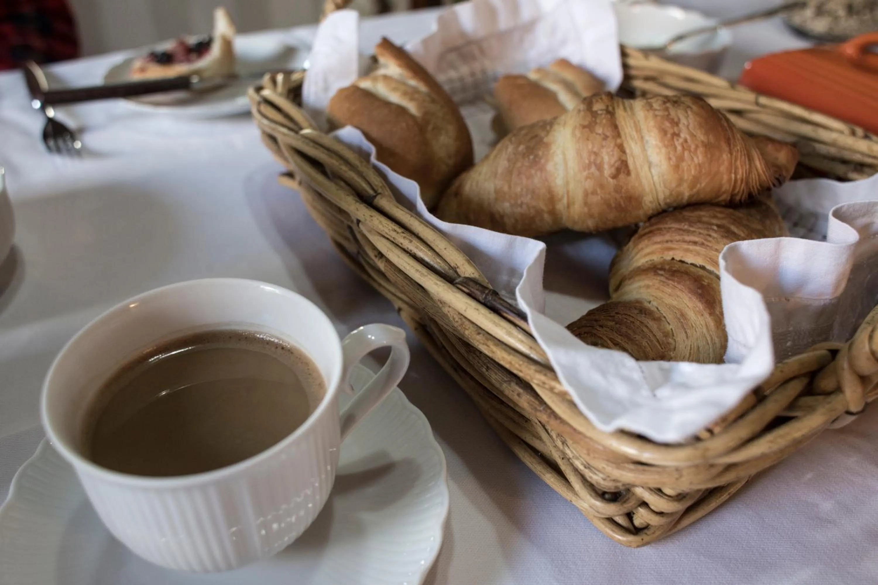 Continental breakfast in French Bay House