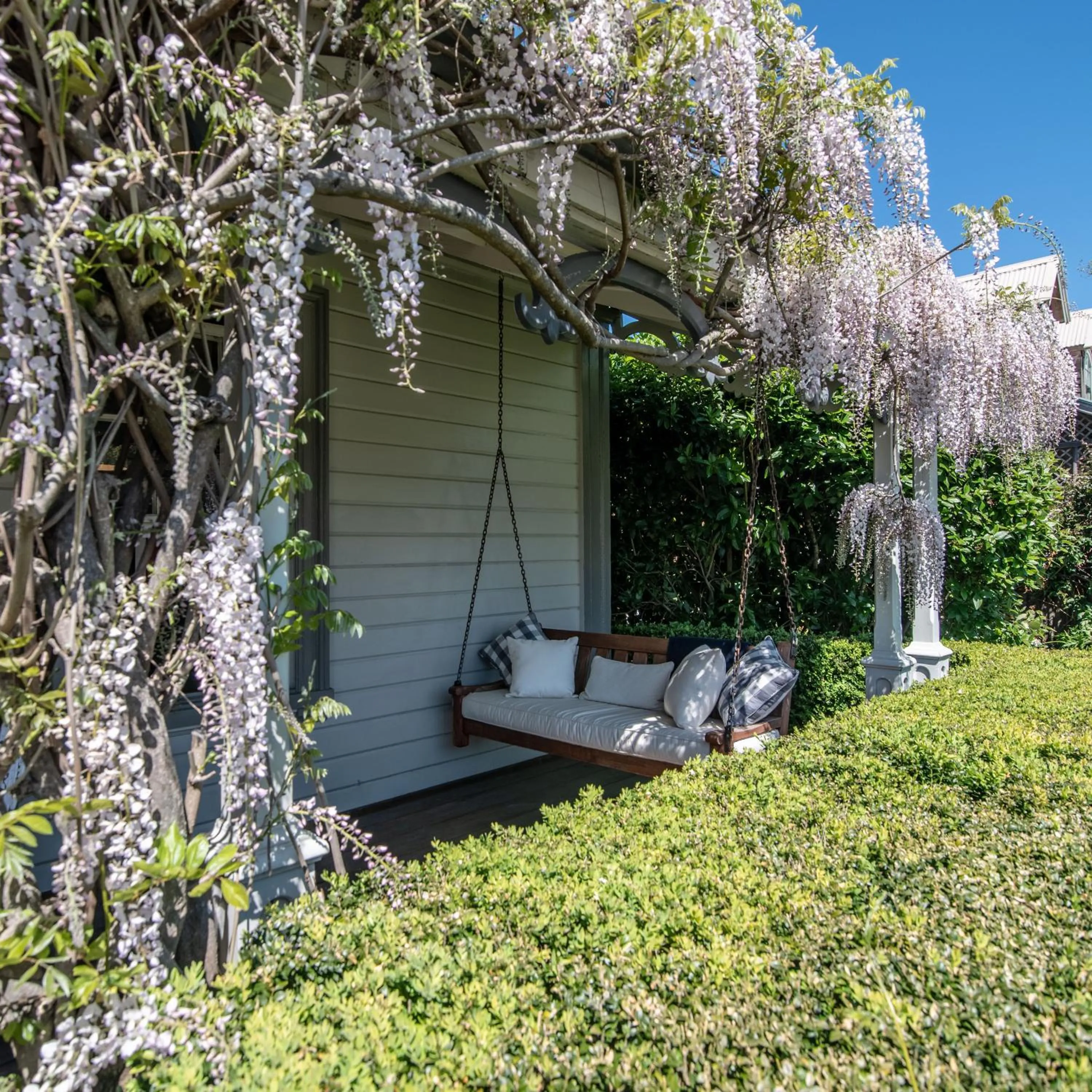 Facade/entrance in French Bay House