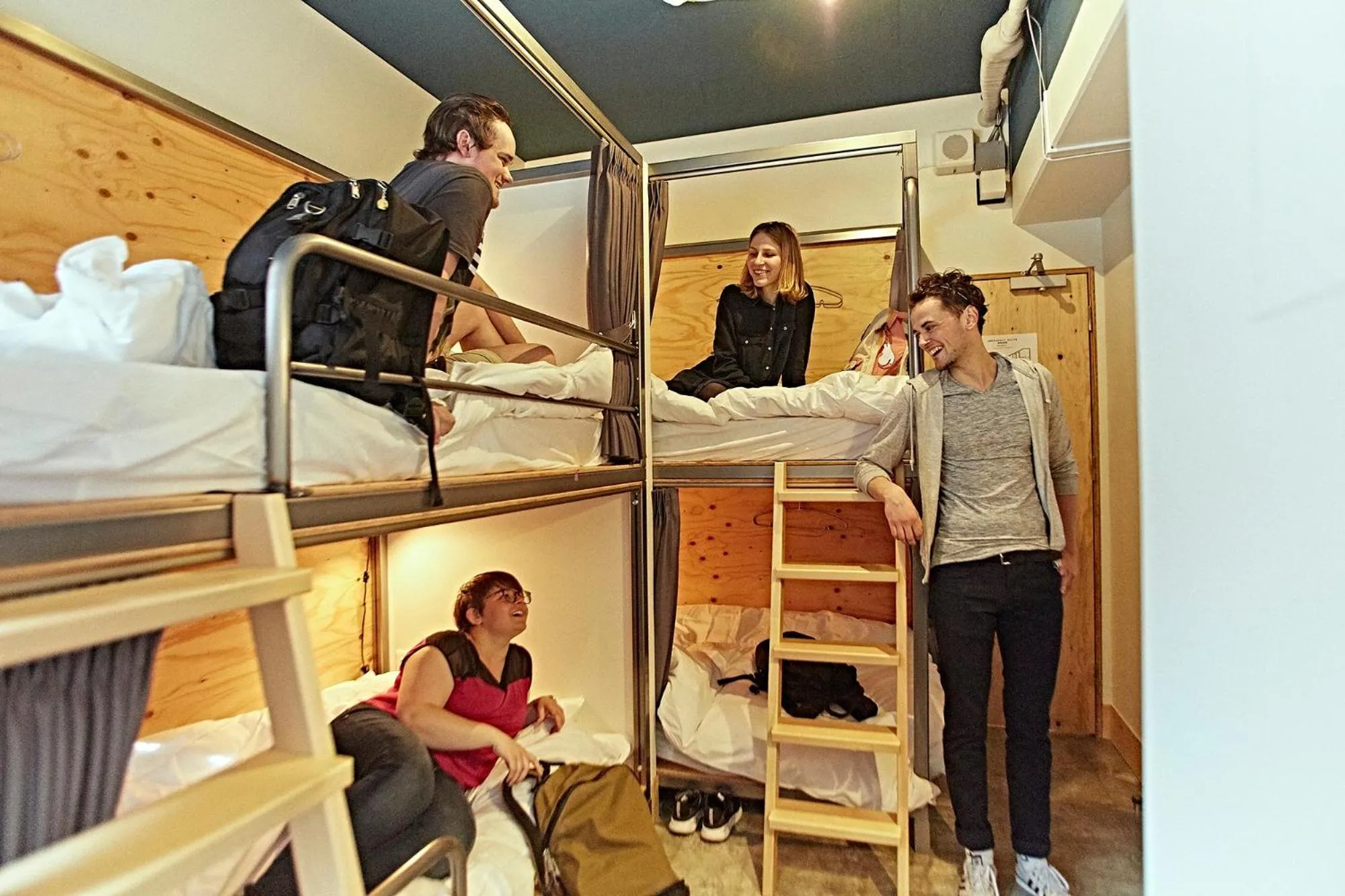 bunk bed, Bed in Wise Owl Hostels Shibuya
