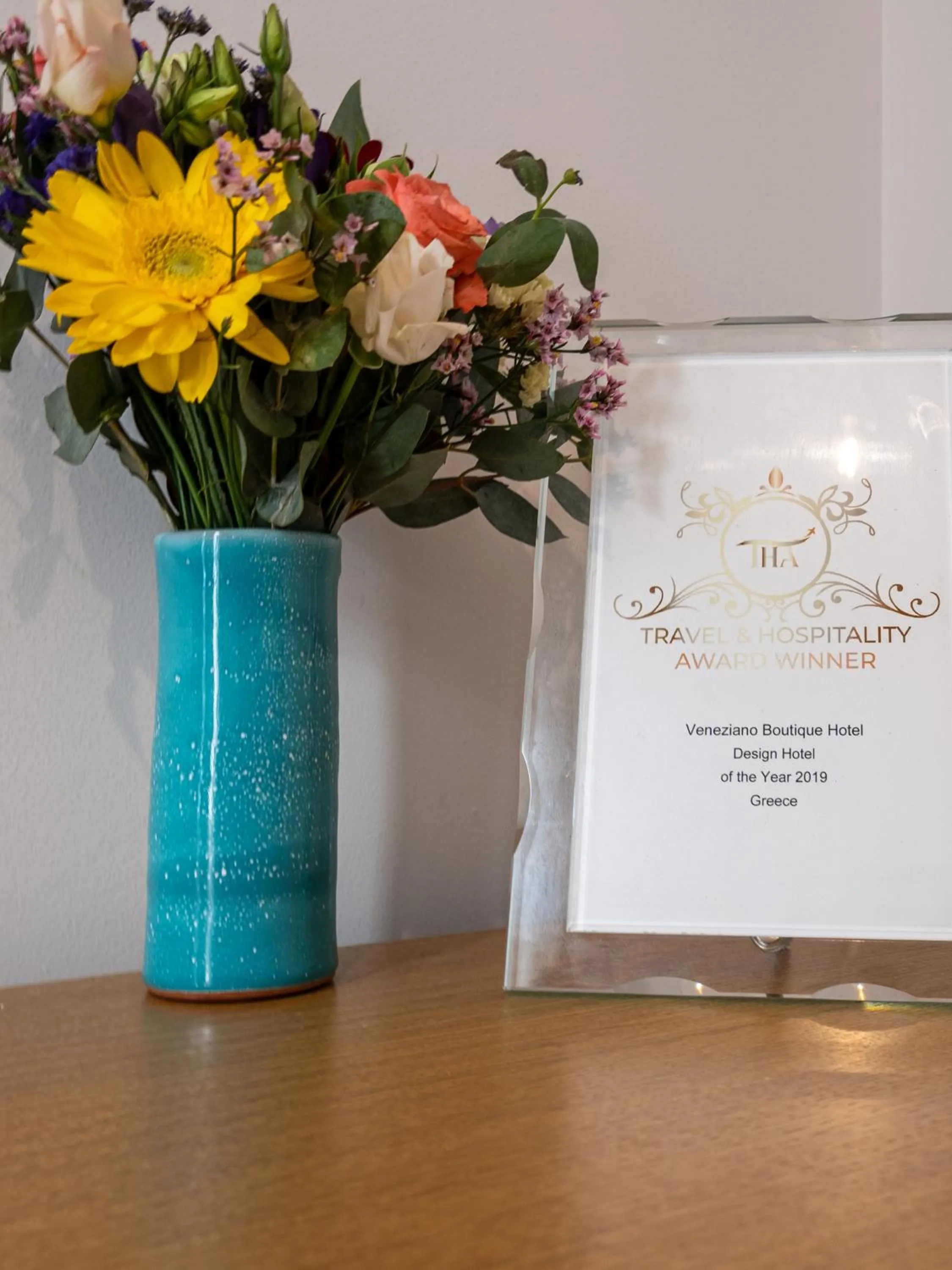 Certificate/Award in Veneziano Boutique Hotel