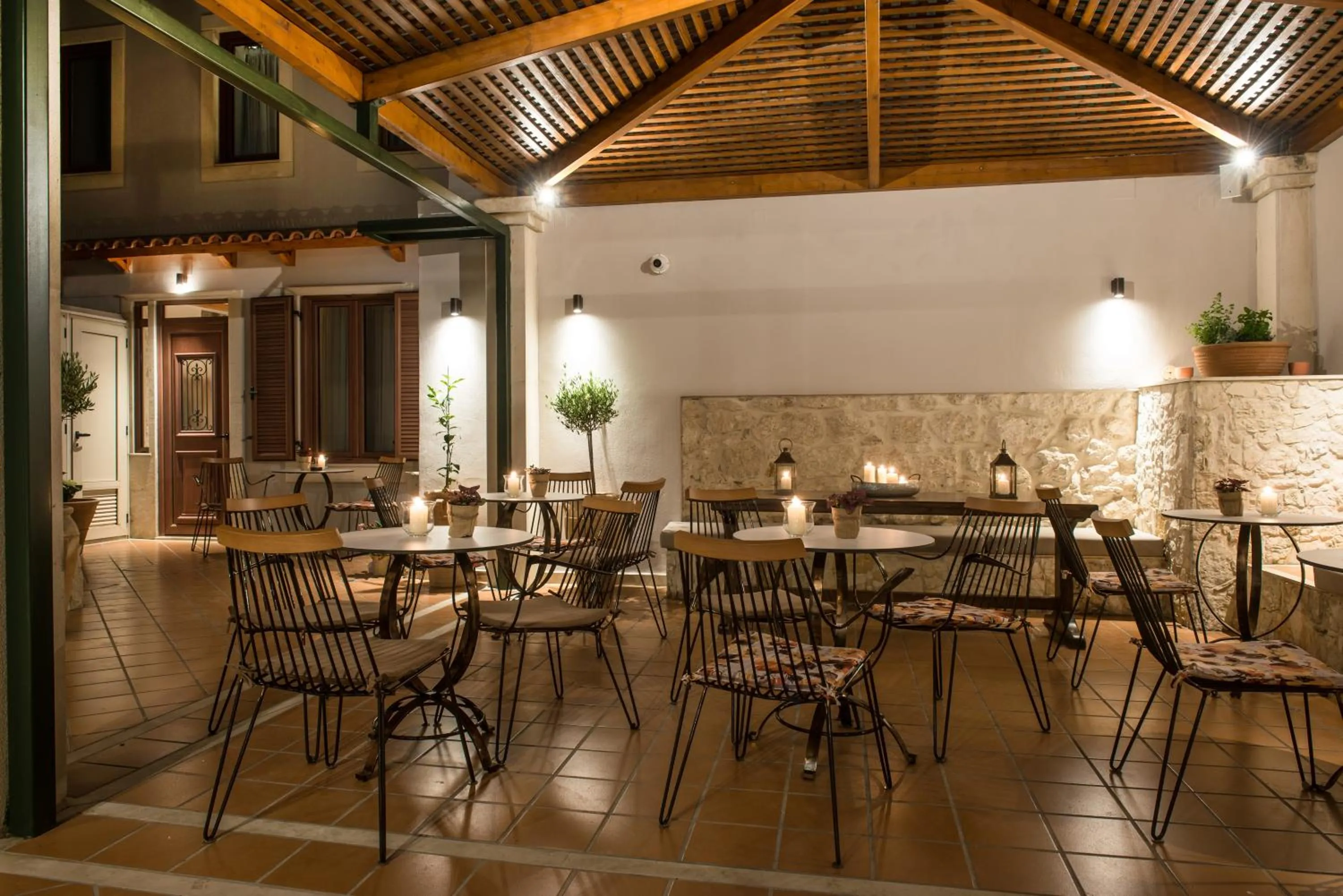 Patio in Veneziano Boutique Hotel