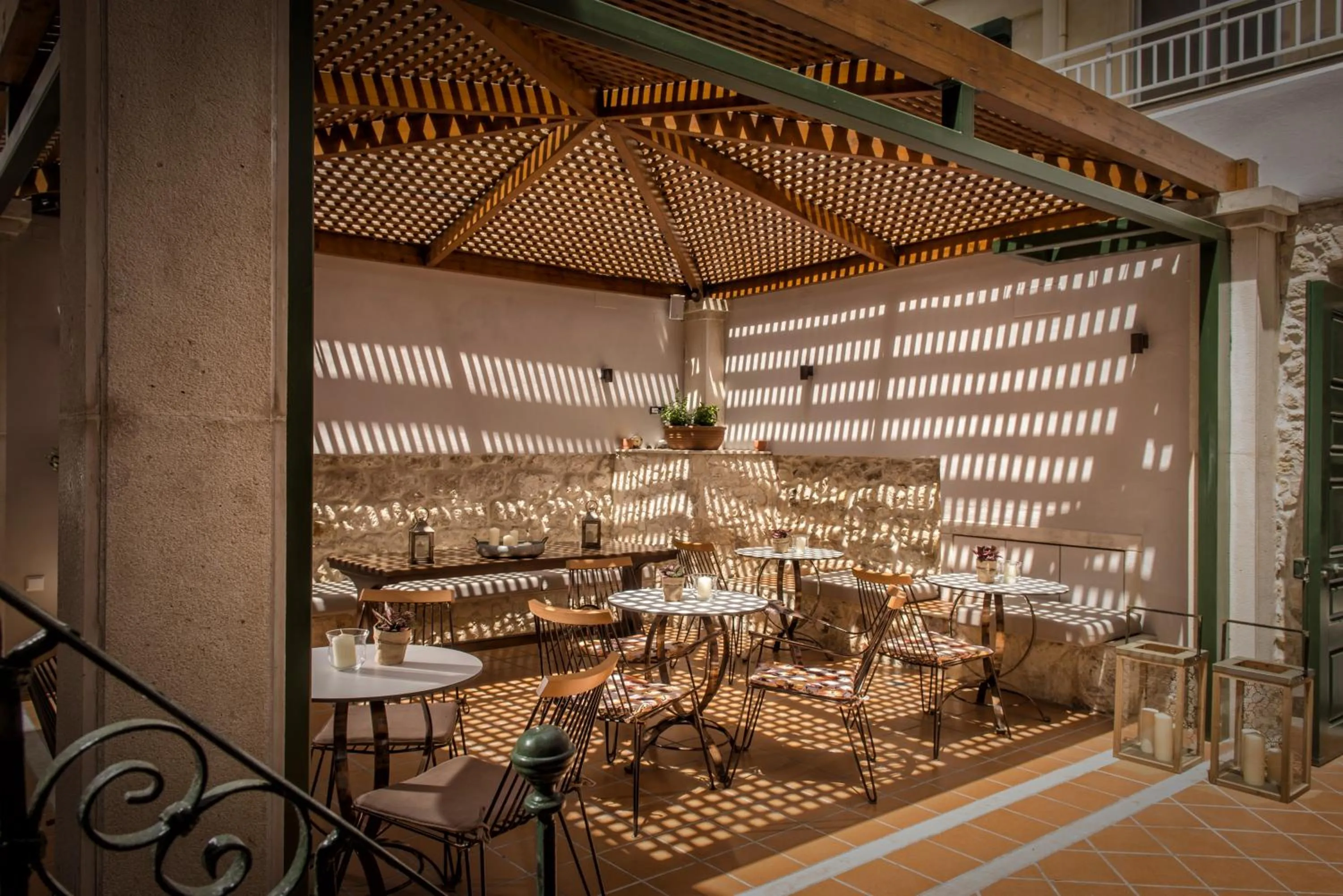 Patio in Veneziano Boutique Hotel