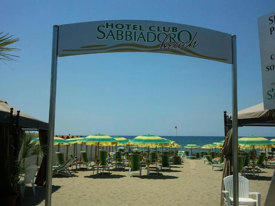 Beach in Hotel Club Sabbiadoro