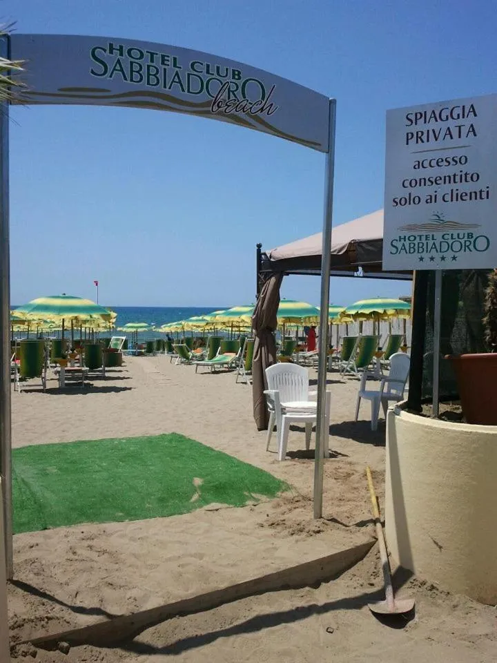 Beach in Hotel Club Sabbiadoro