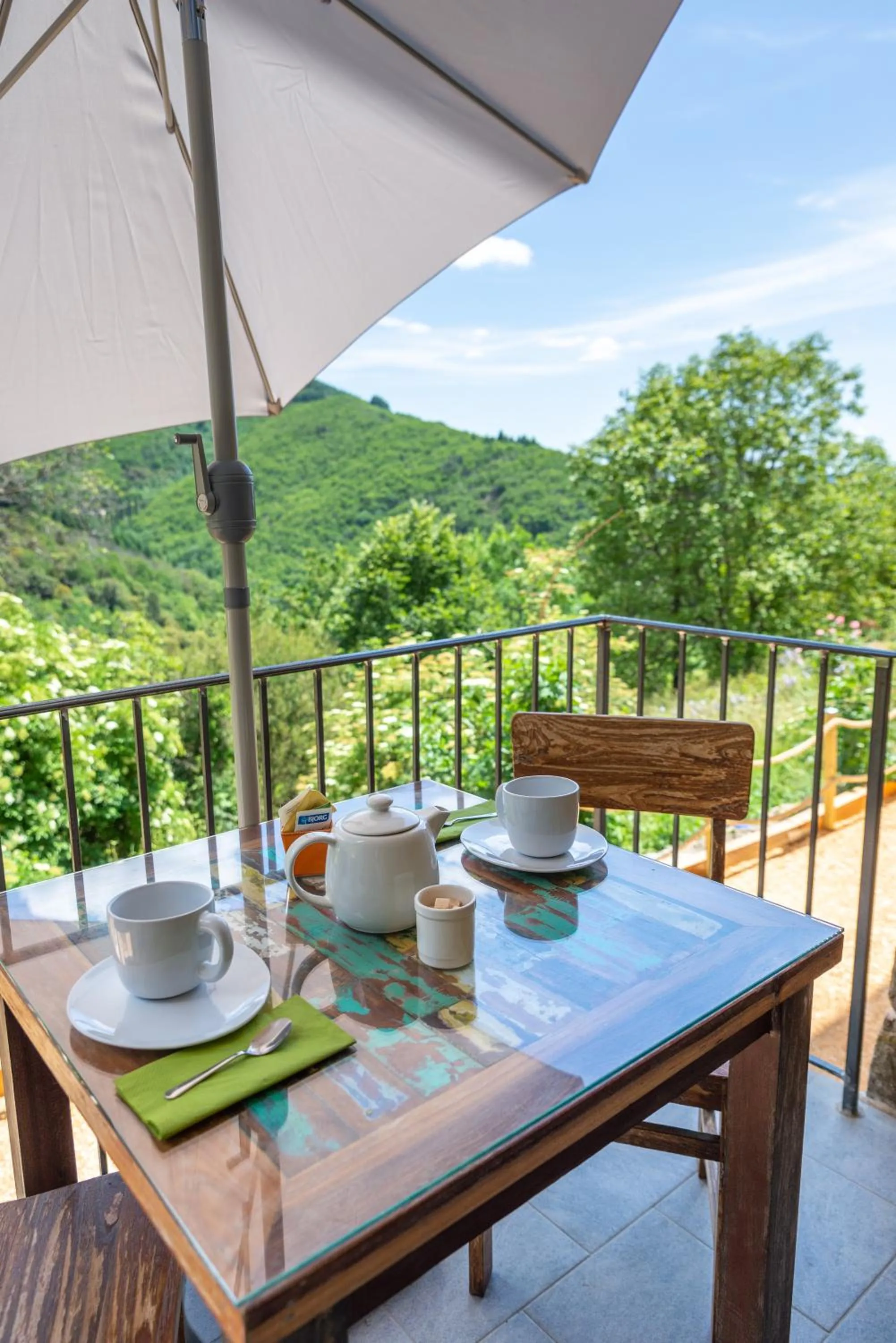 Balcony/Terrace in La Calade Chambres d'Hôtes & Espace Bien-Etre