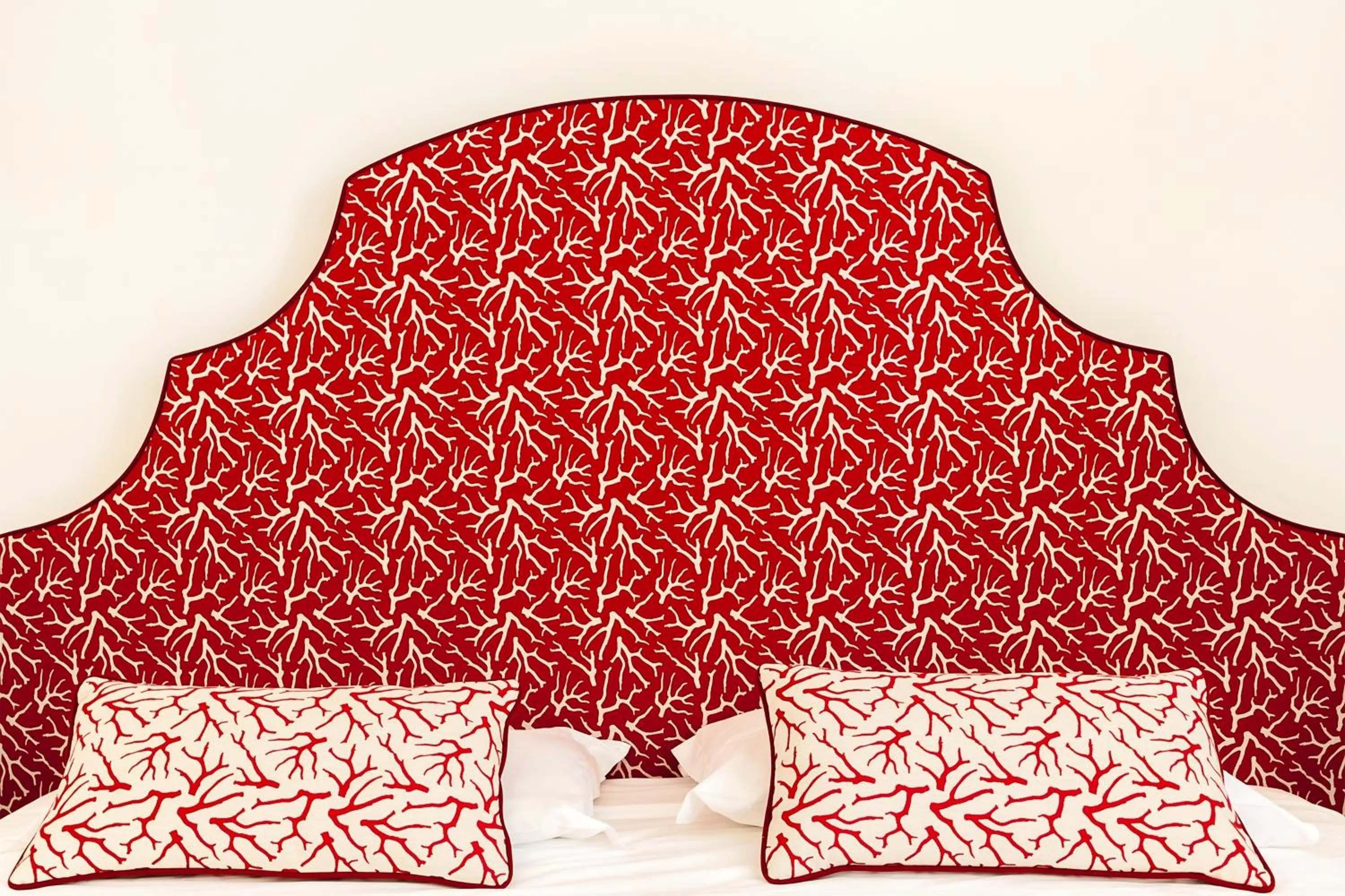 Decorative detail, Bed in Palazzo Starace