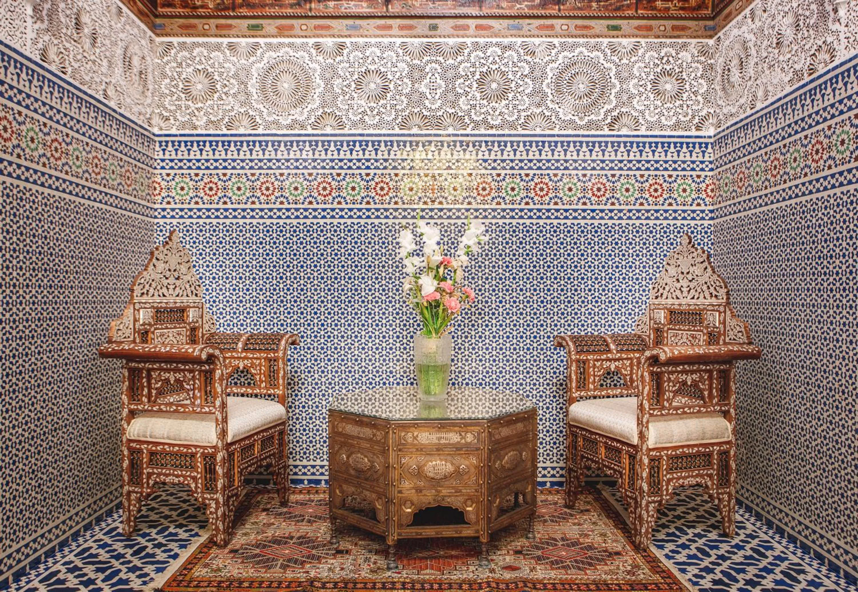 Living room in Riad Fes Maya Suite & Spa