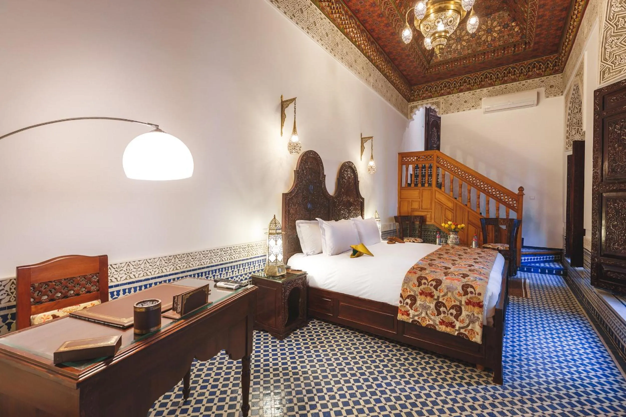 Bedroom, Bed in Riad Fes Maya Suite & Spa