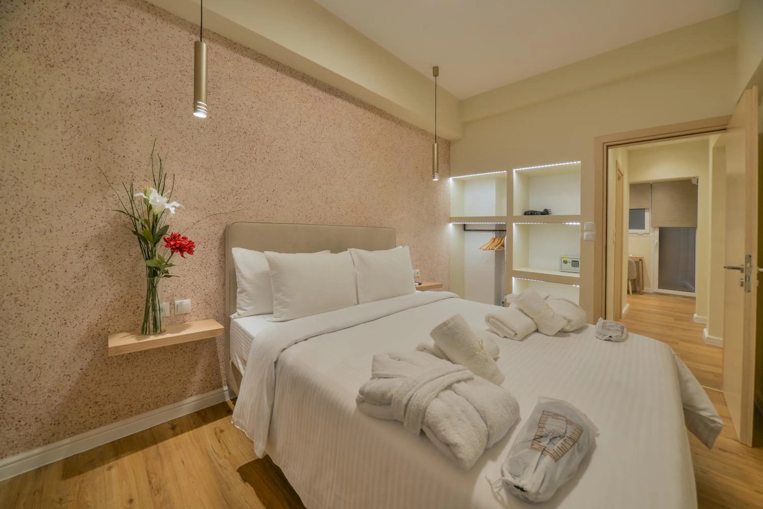 Bedroom, Bed in Anixi Hotel by AP