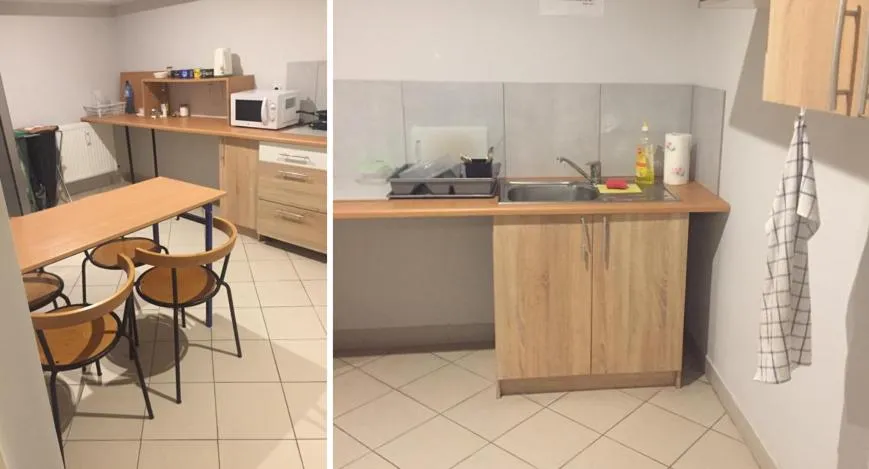 Communal kitchen in Hostel City Center Gdynia
