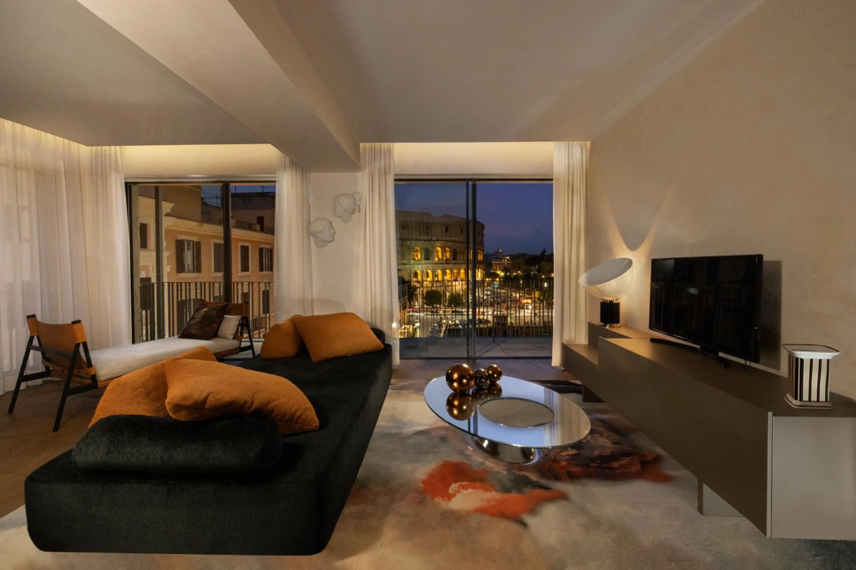 Living room in Hotel Palazzo Manfredi – Small Luxury Hotels of the World