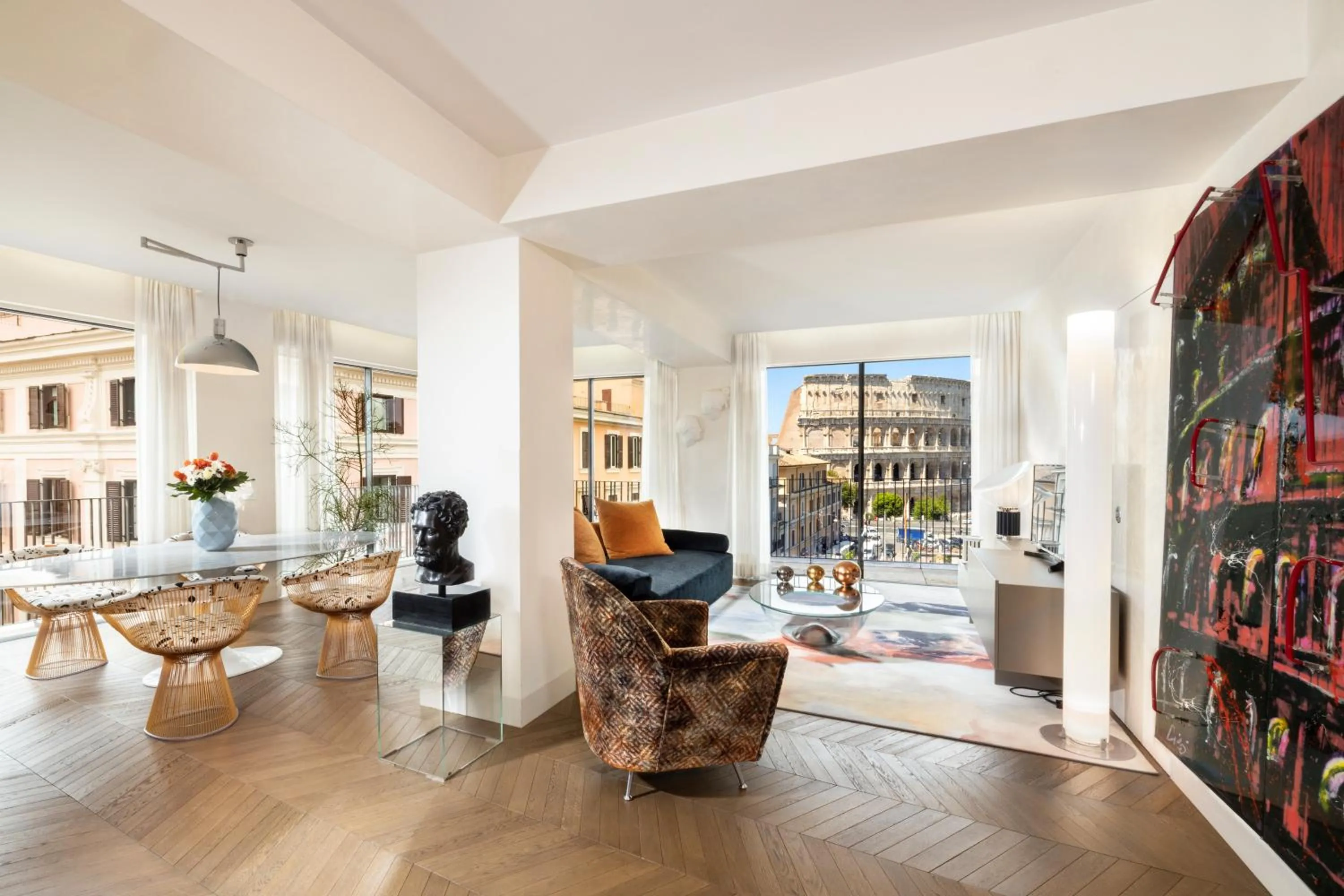 Seating area in Hotel Palazzo Manfredi – Small Luxury Hotels of the World