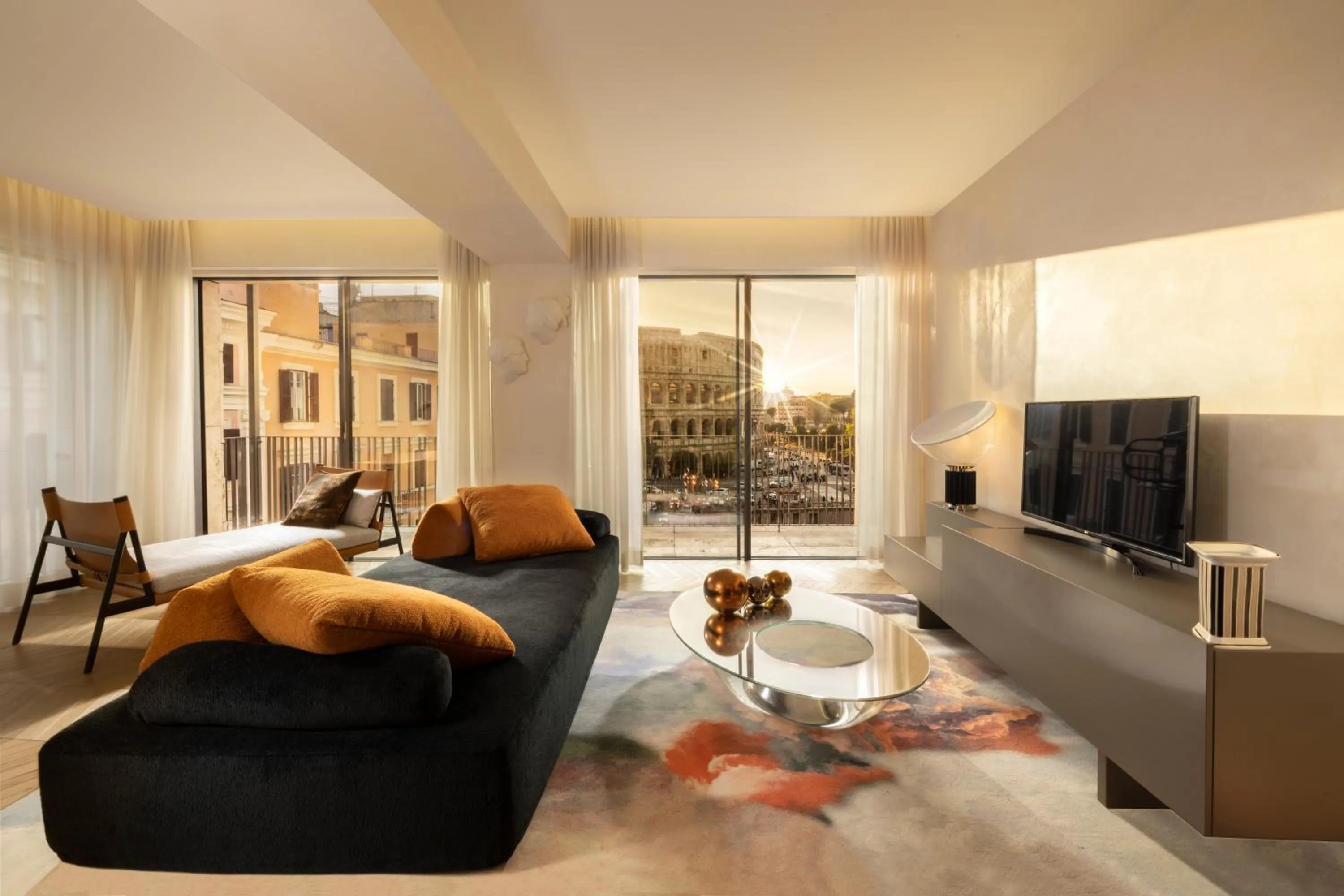 Living room in Hotel Palazzo Manfredi – Small Luxury Hotels of the World