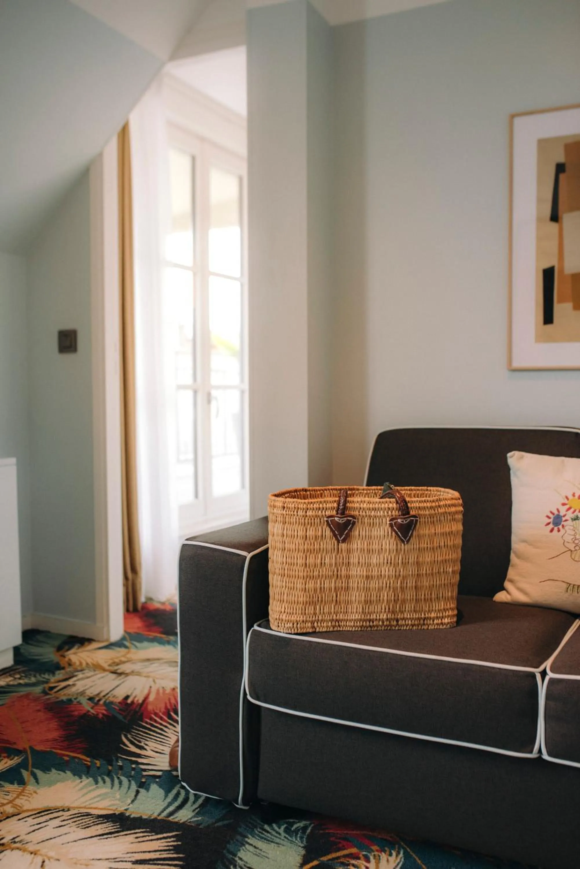 Living room in Hotel Eiffel Blomet